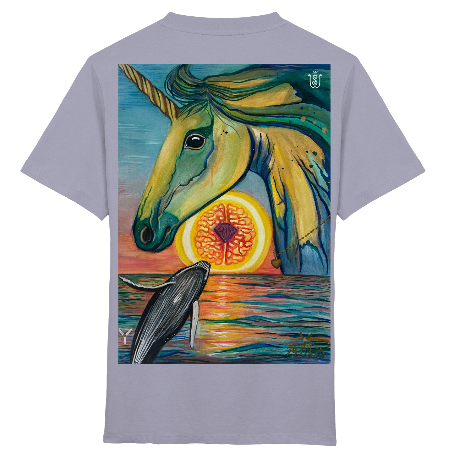 Blaupause-Einhorn - Kids Organic Shirt