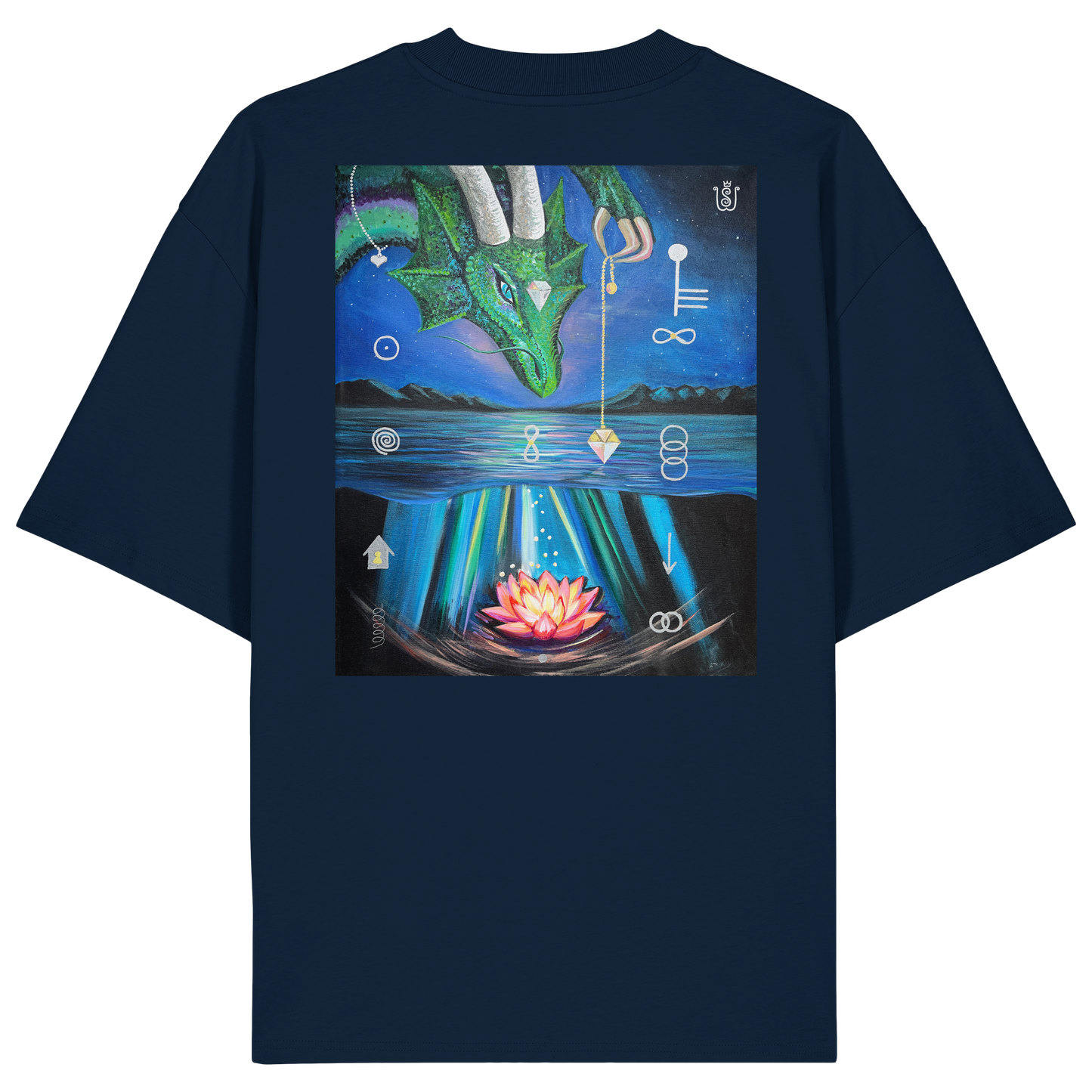 Zeitenwende-Drache - Organic Oversize Shirt