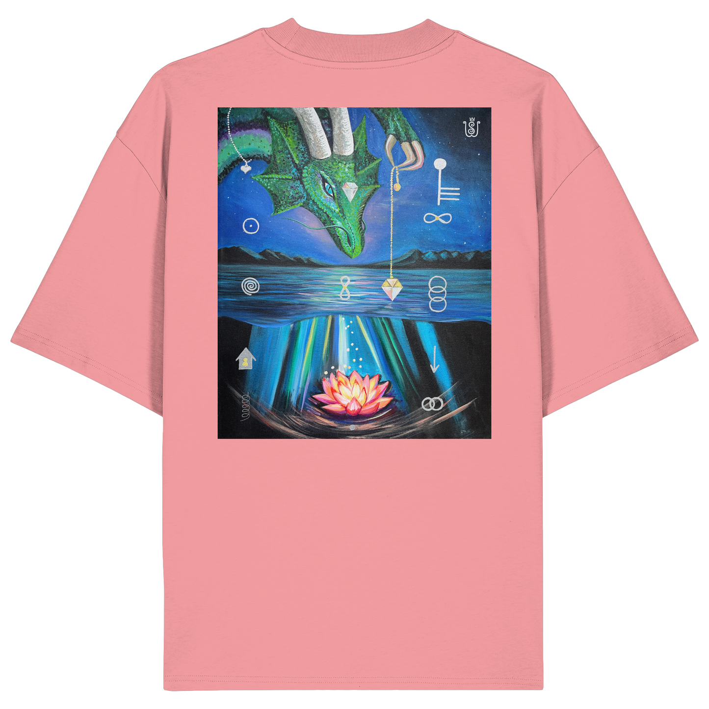 Zeitenwende-Drache - Organic Oversize Shirt