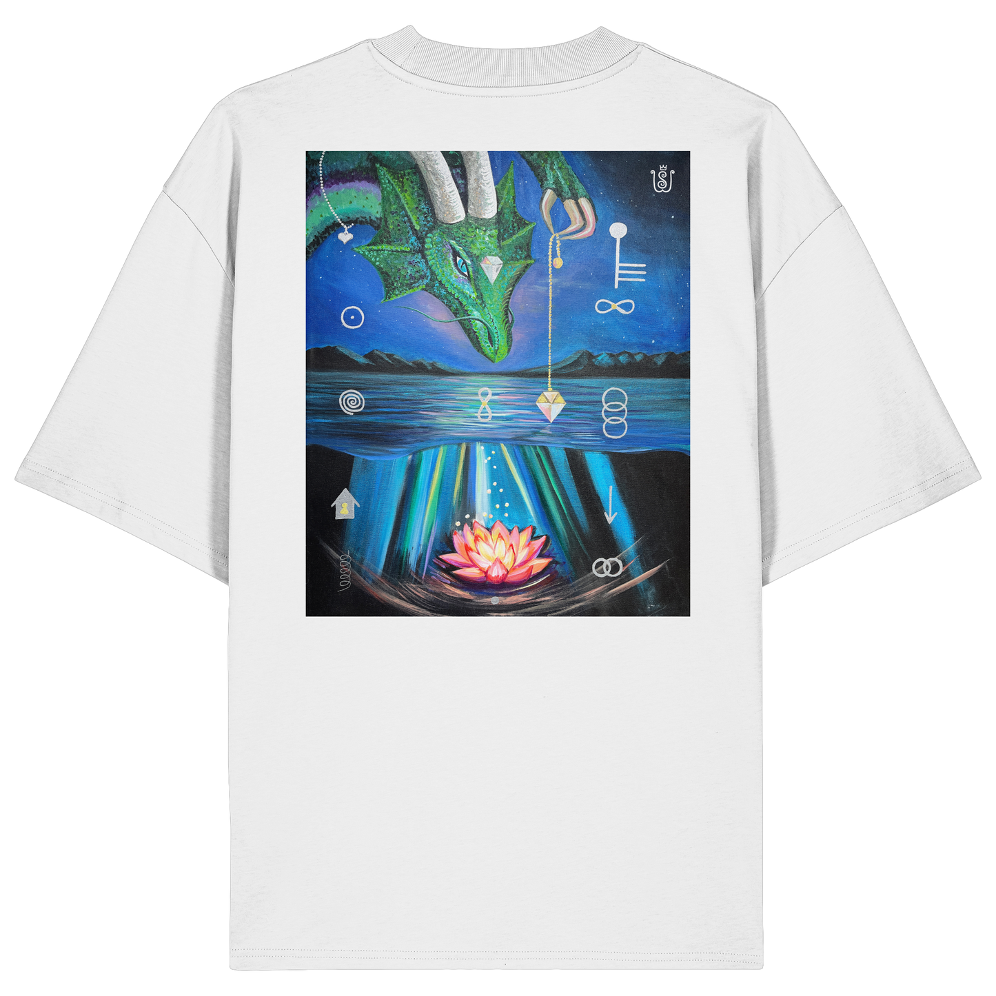 Zeitenwende-Drache - Organic Oversize Shirt