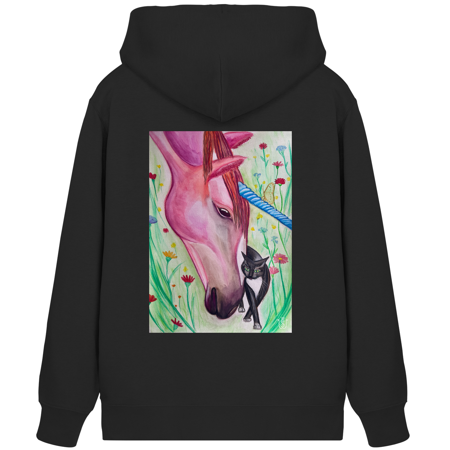 Das Einhorn des Mitgefühls - Organic Zipper