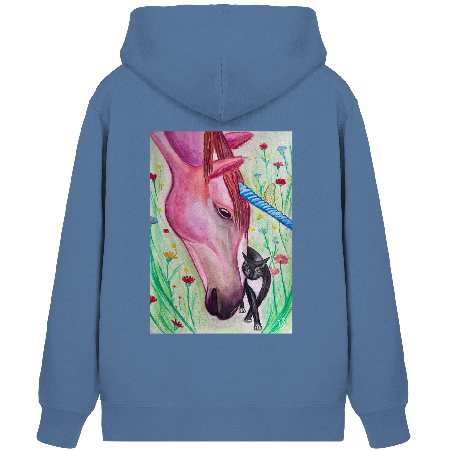 Das Einhorn des Mitgefühls - Organic Zipper