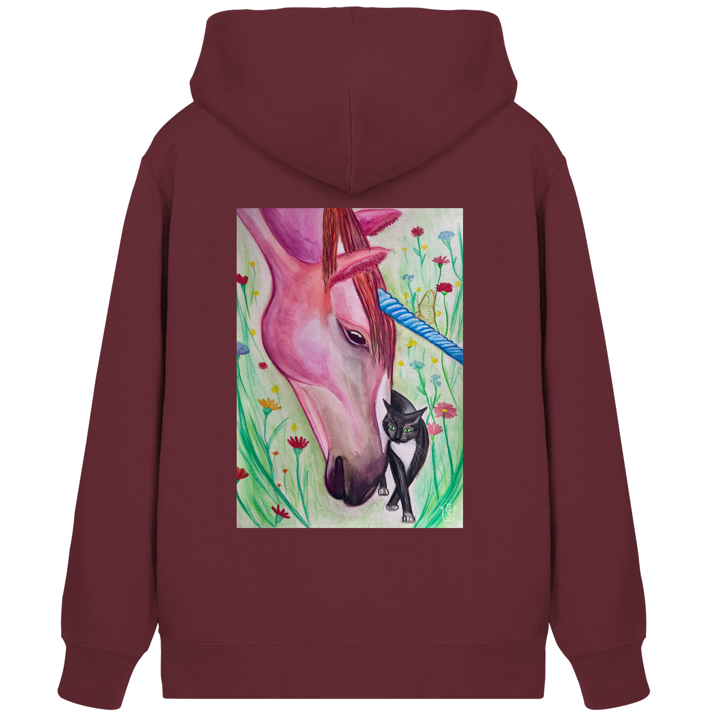 Das Einhorn des Mitgefühls - Organic Zipper