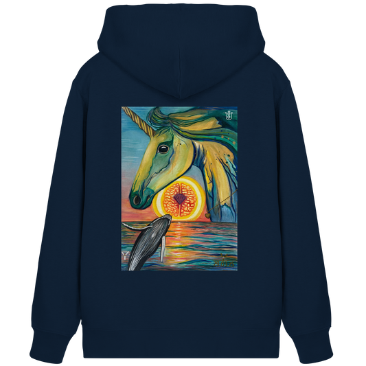 Blaupause-Einhorn - Organic Zipper