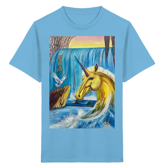 Das Quelle-Einhorn - Kids Organic Shirt