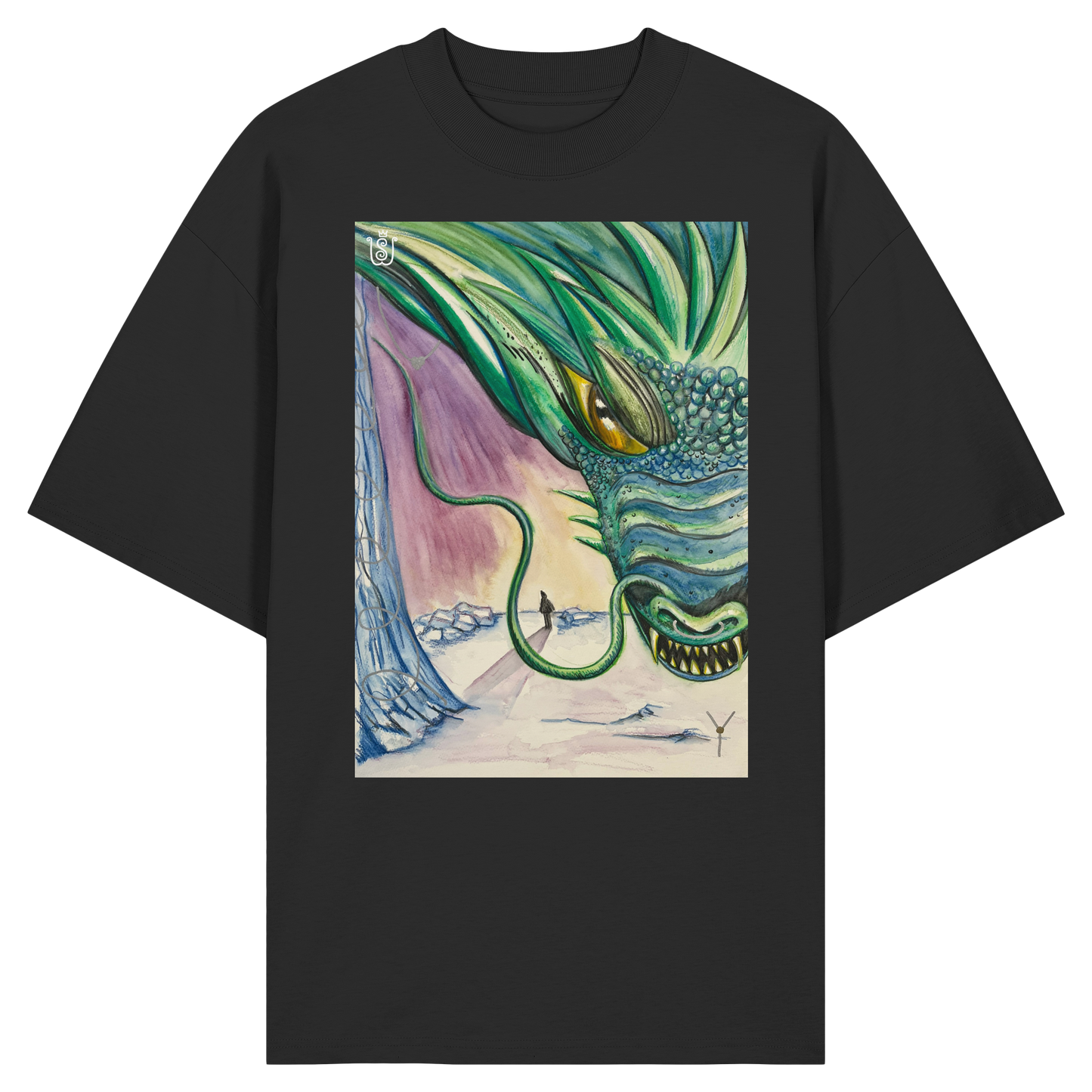 Der Wut-Drache - Organic Oversize Shirt