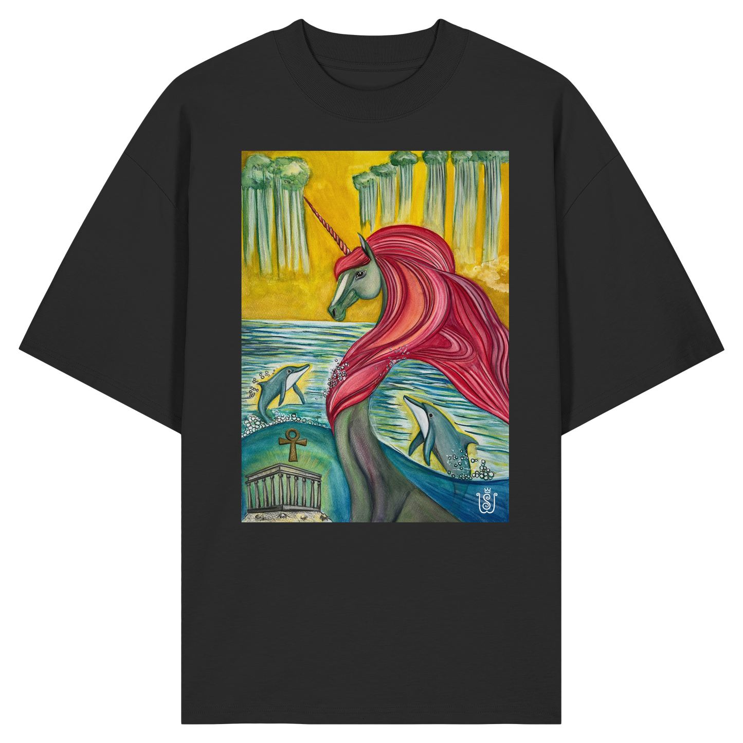 Das Seelenlicht-Einhorn - Organic Oversize Shirt