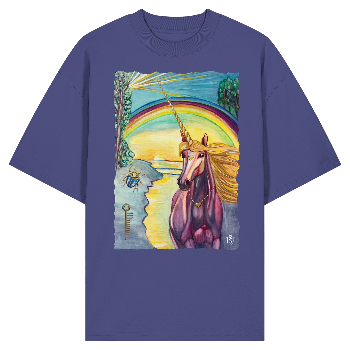 Das Einhorn der Bedingungslosen Liebe - Organic Oversize Shirt