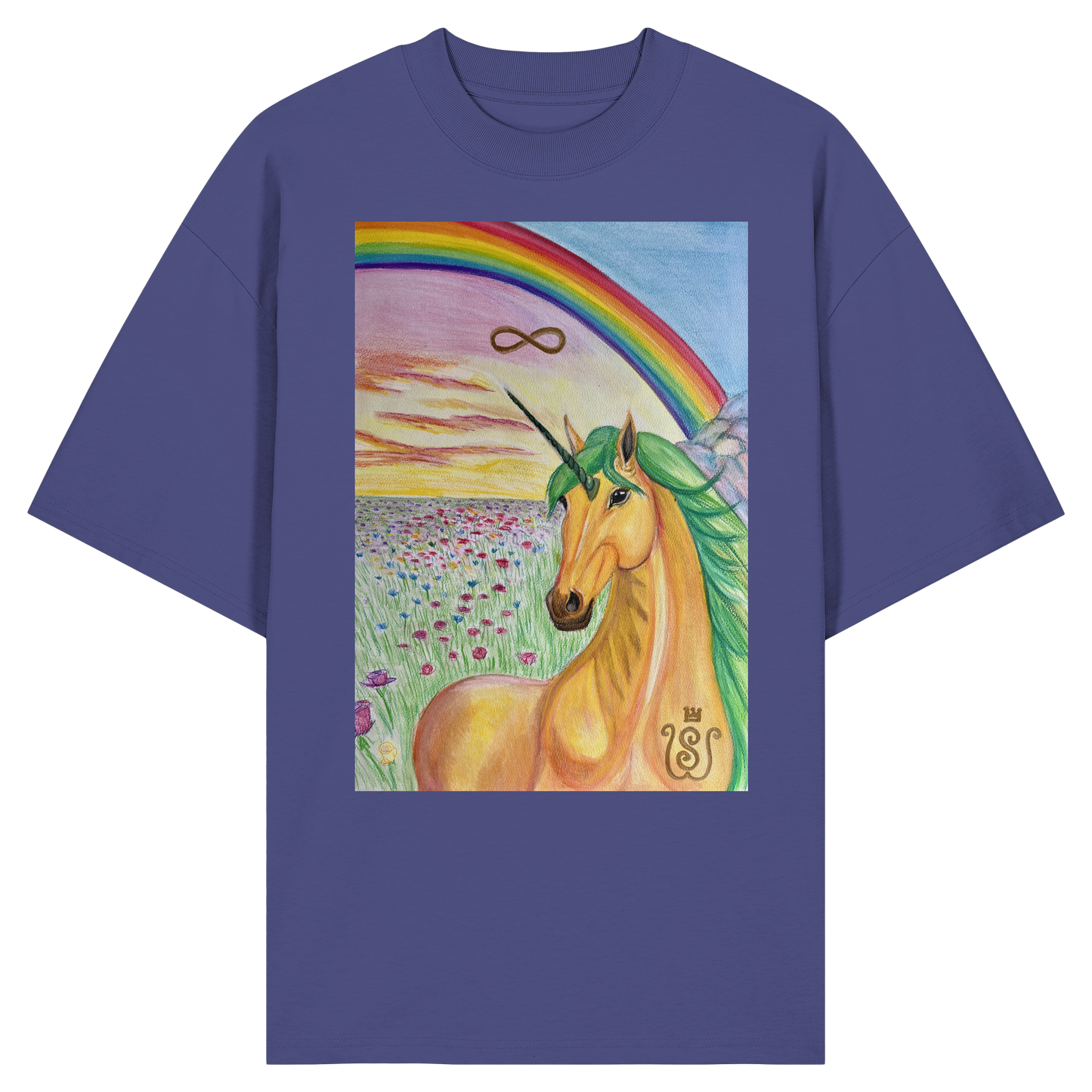 Das Brücken-Einhorn - Organic Oversize Shirt