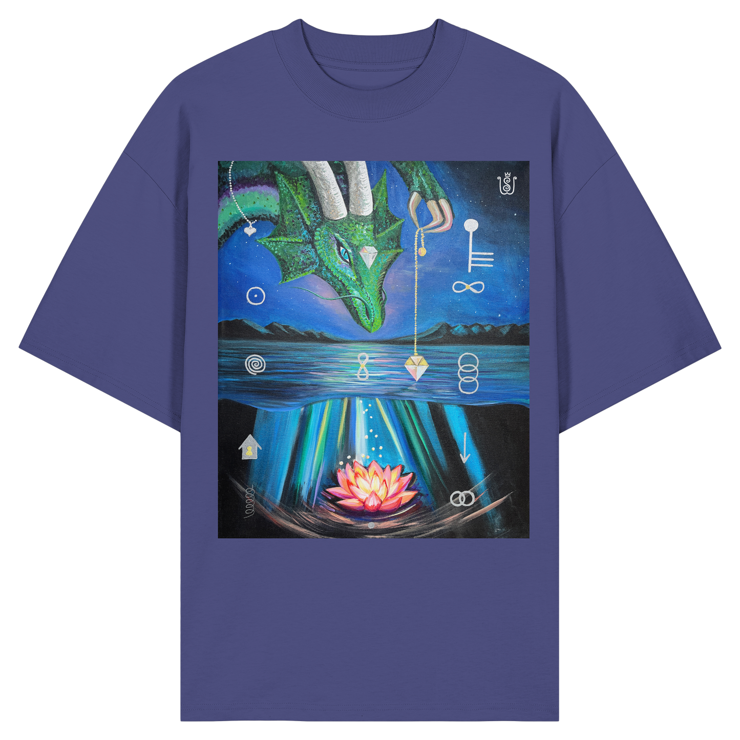 Zeitenwende-Drache - Organic Oversize Shirt