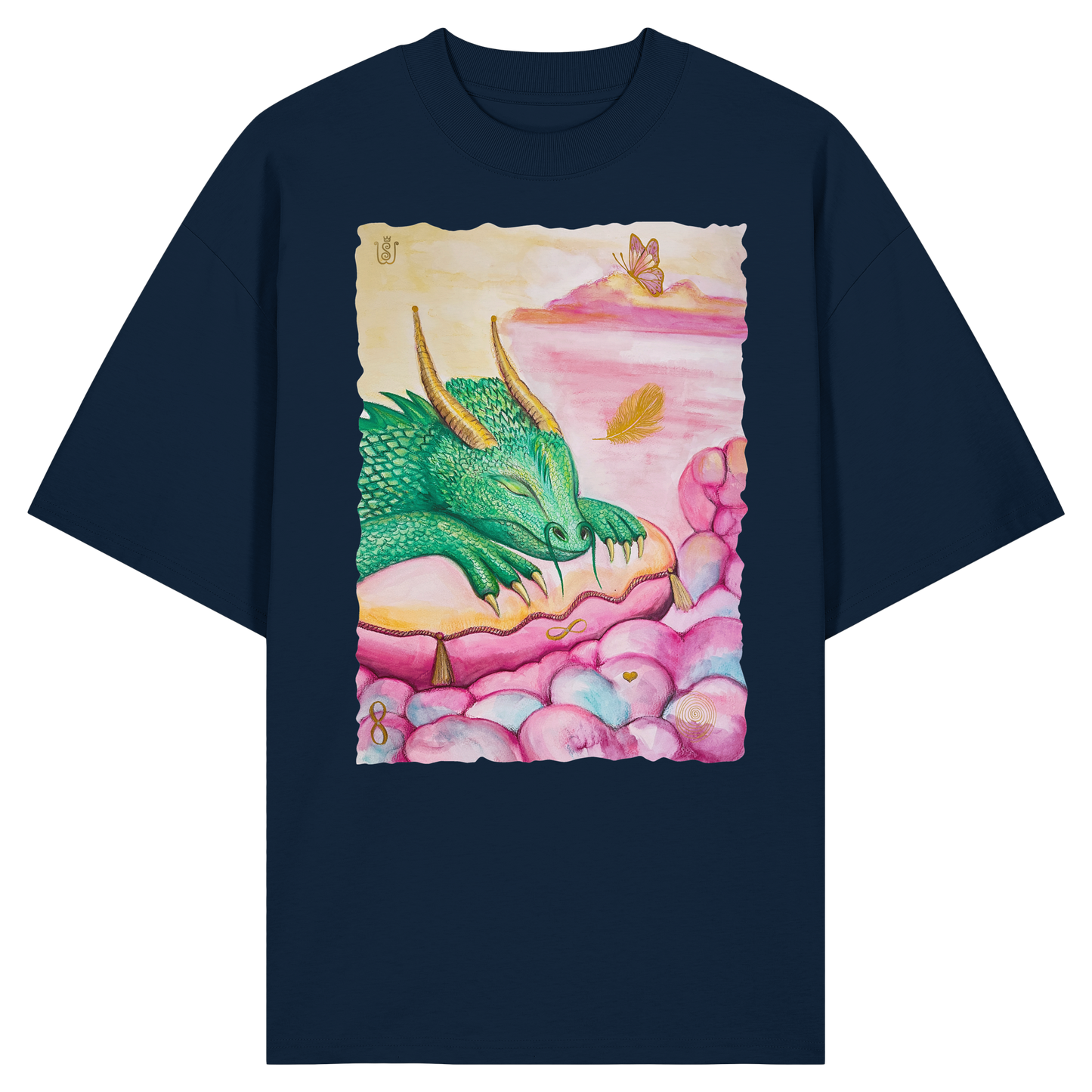 Leichtigkeitsdrache - Organic Oversize Shirt