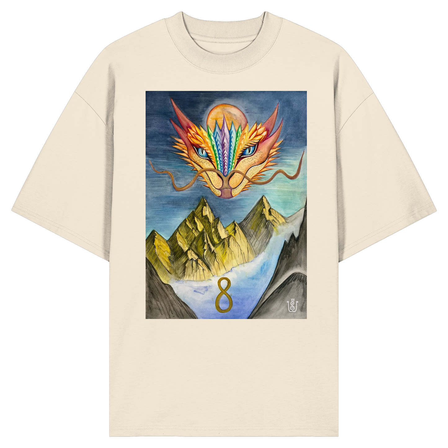 Der Wandel-Drache - Organic Oversize Shirt