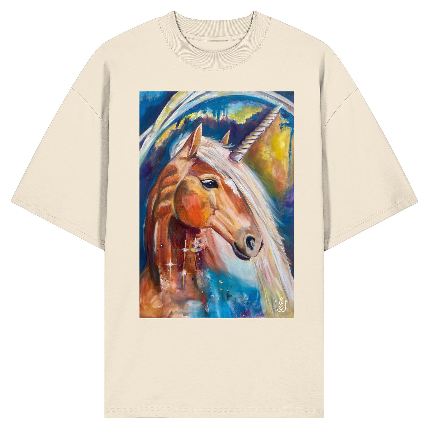 Starseed-Einhorn - Organic Oversize Shirt