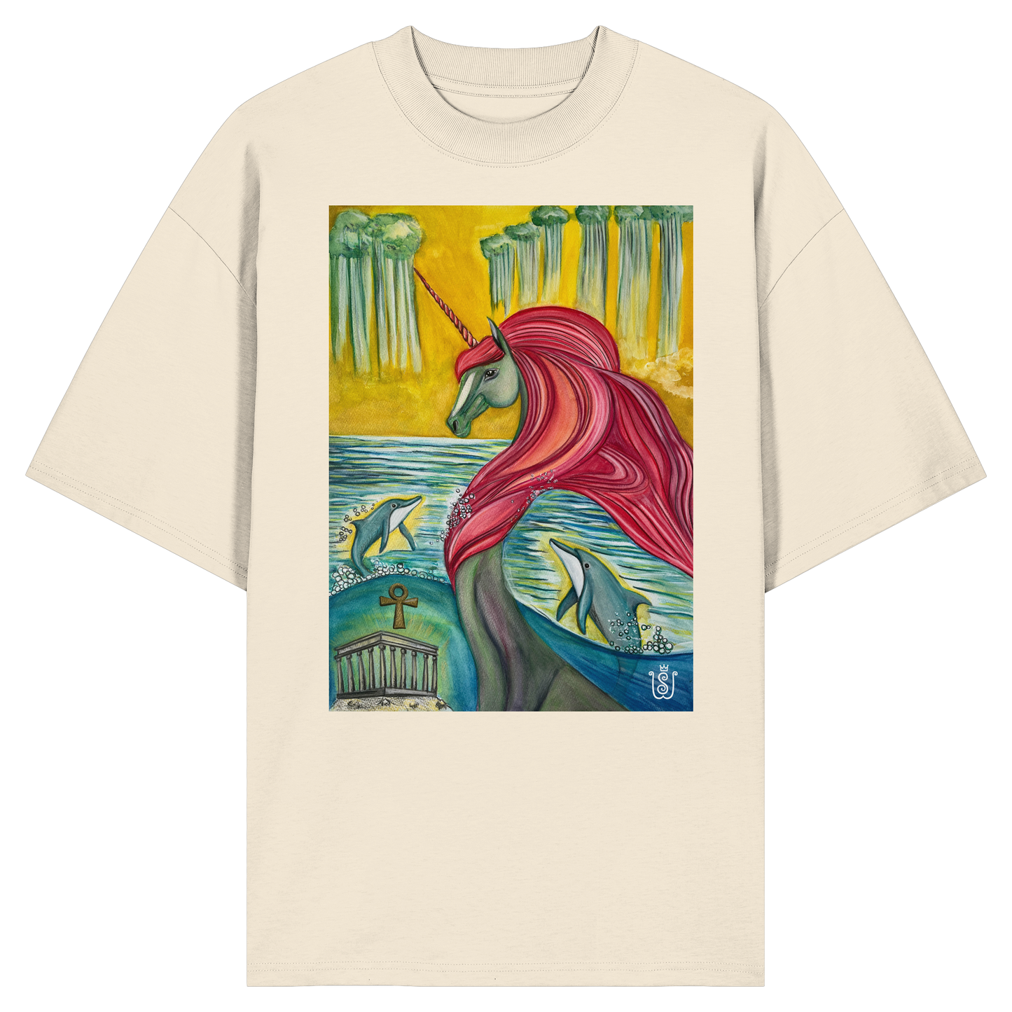 Das Seelenlicht-Einhorn - Organic Oversize Shirt