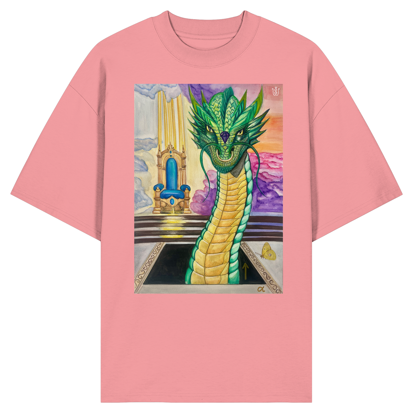 Der Auferstehungs-Drache - Organic Oversize Shirt