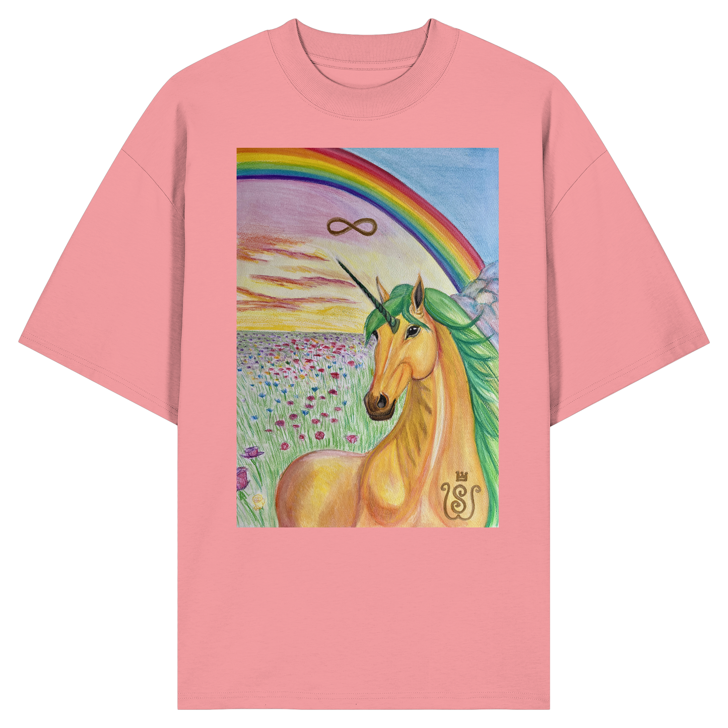 Das Brücken-Einhorn - Organic Oversize Shirt