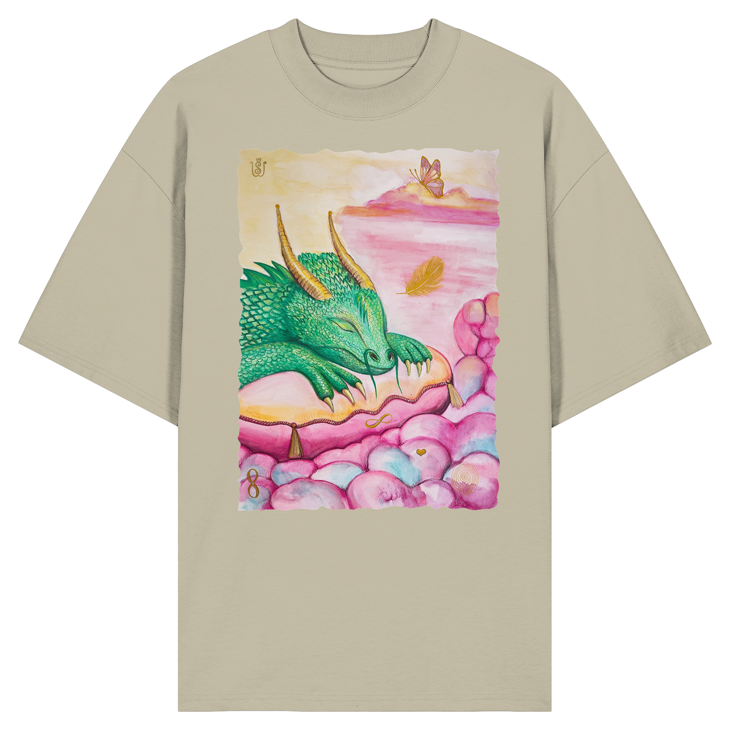 Leichtigkeitsdrache - Organic Oversize Shirt