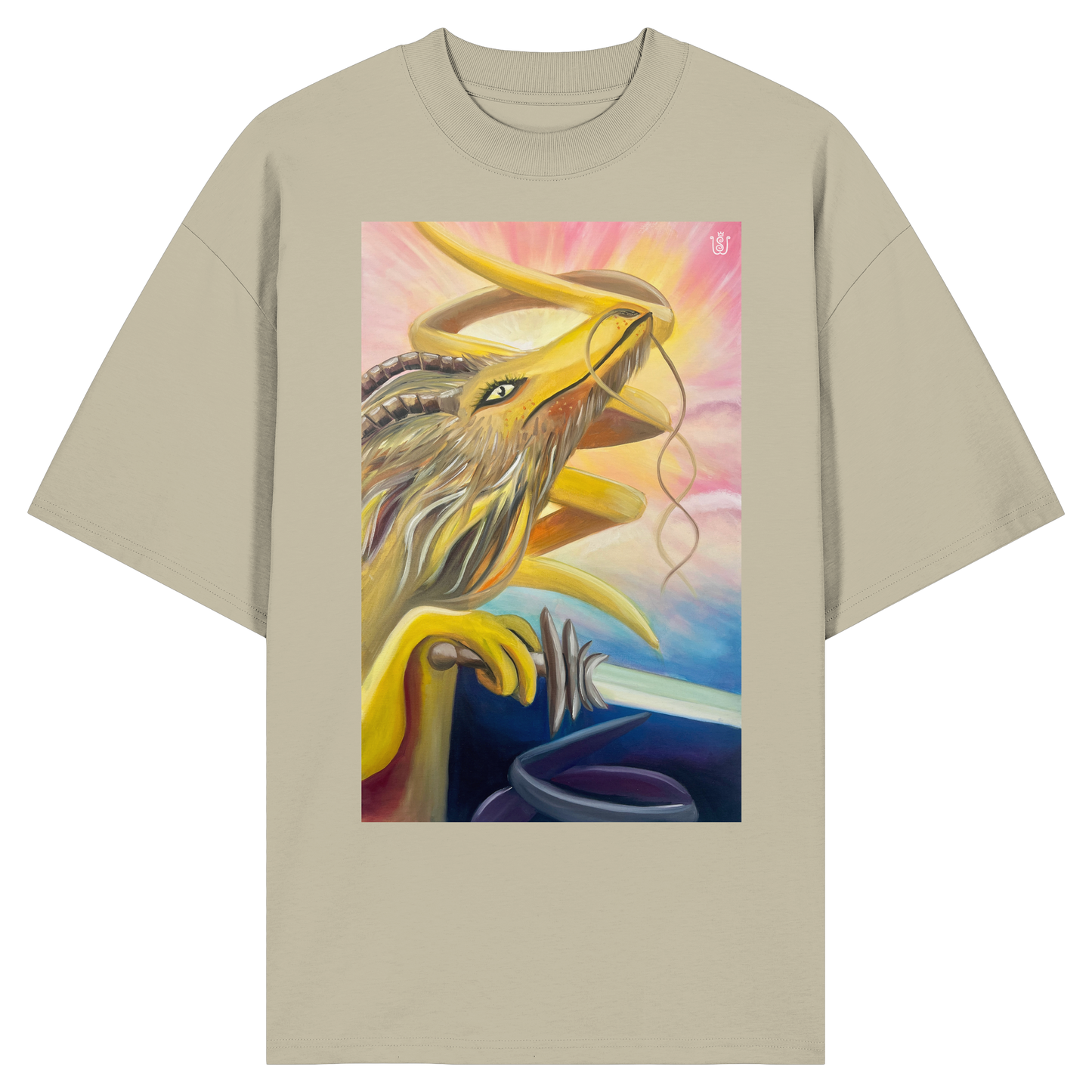 Der Spiraldrache - Organic Oversize Shirt