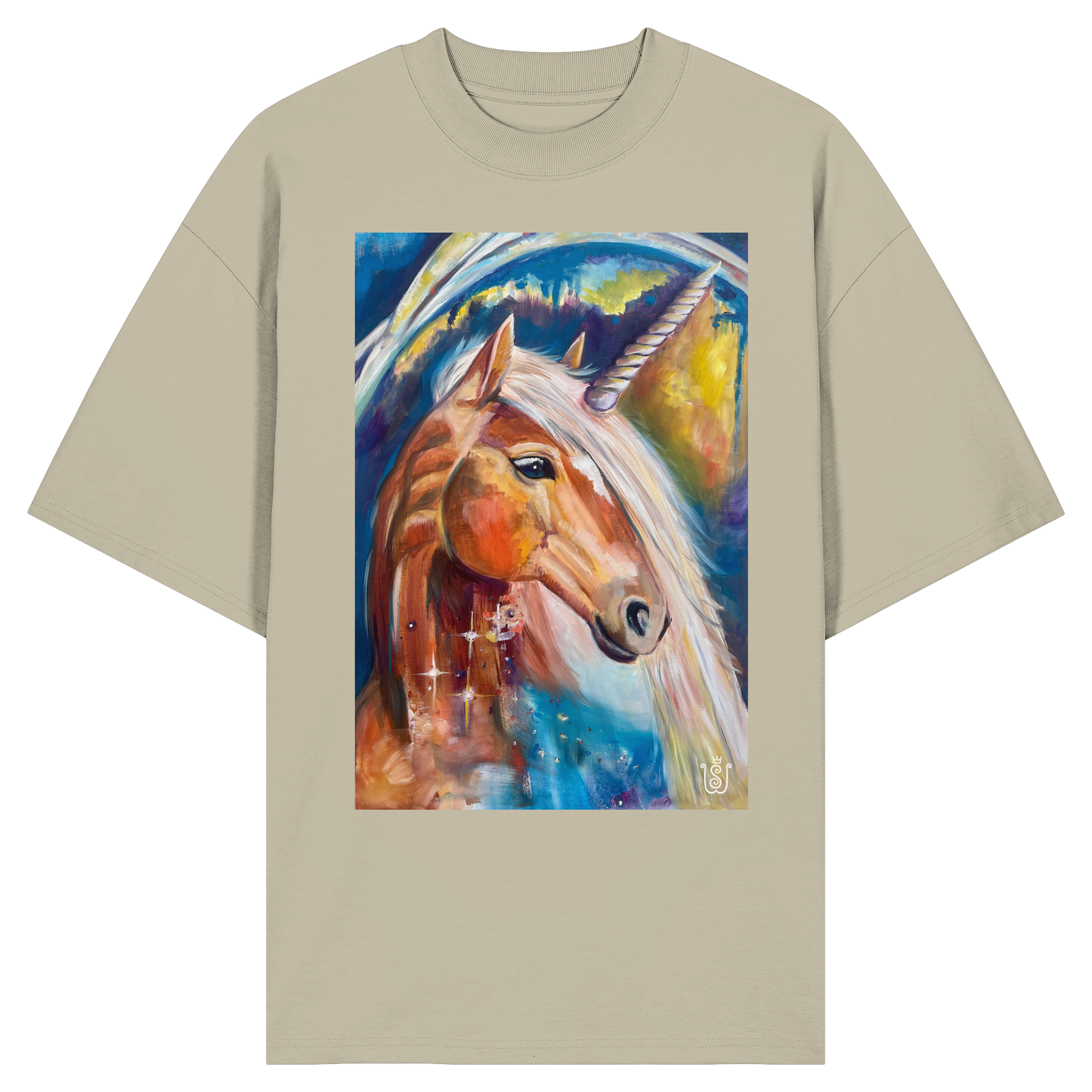 Starseed-Einhorn - Organic Oversize Shirt
