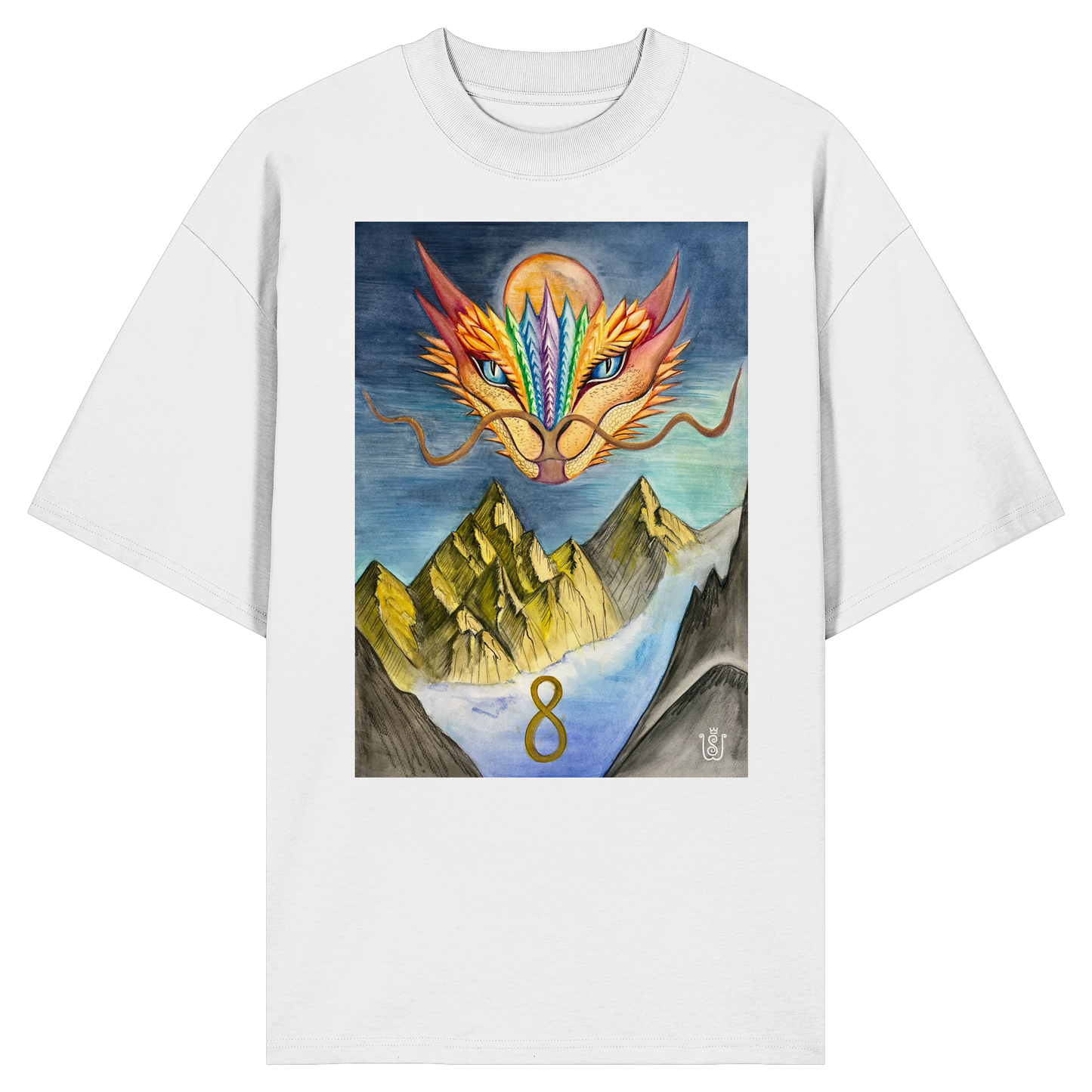 Der Wandel-Drache - Organic Oversize Shirt