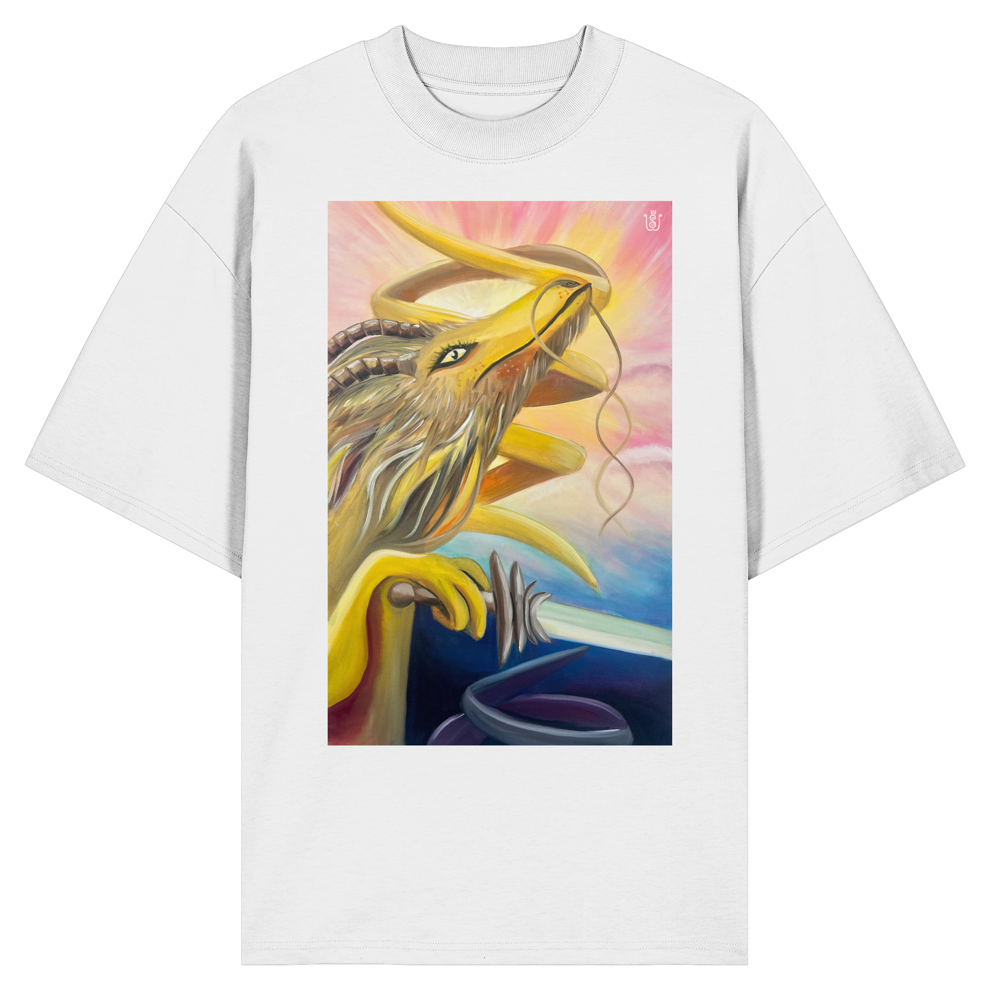 Der Spiraldrache - Organic Oversize Shirt