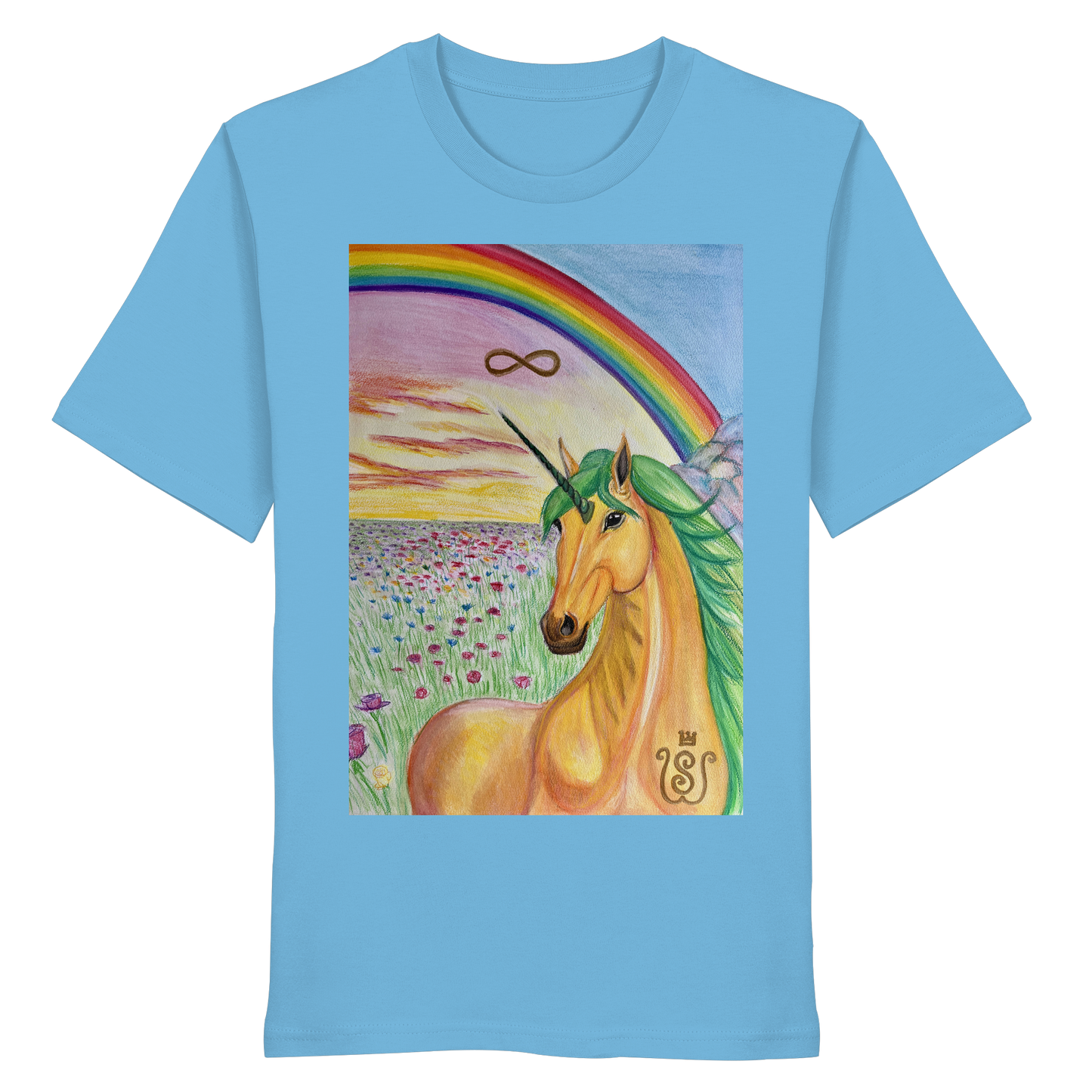 Das Brücken-Einhorn - Organic Shirt