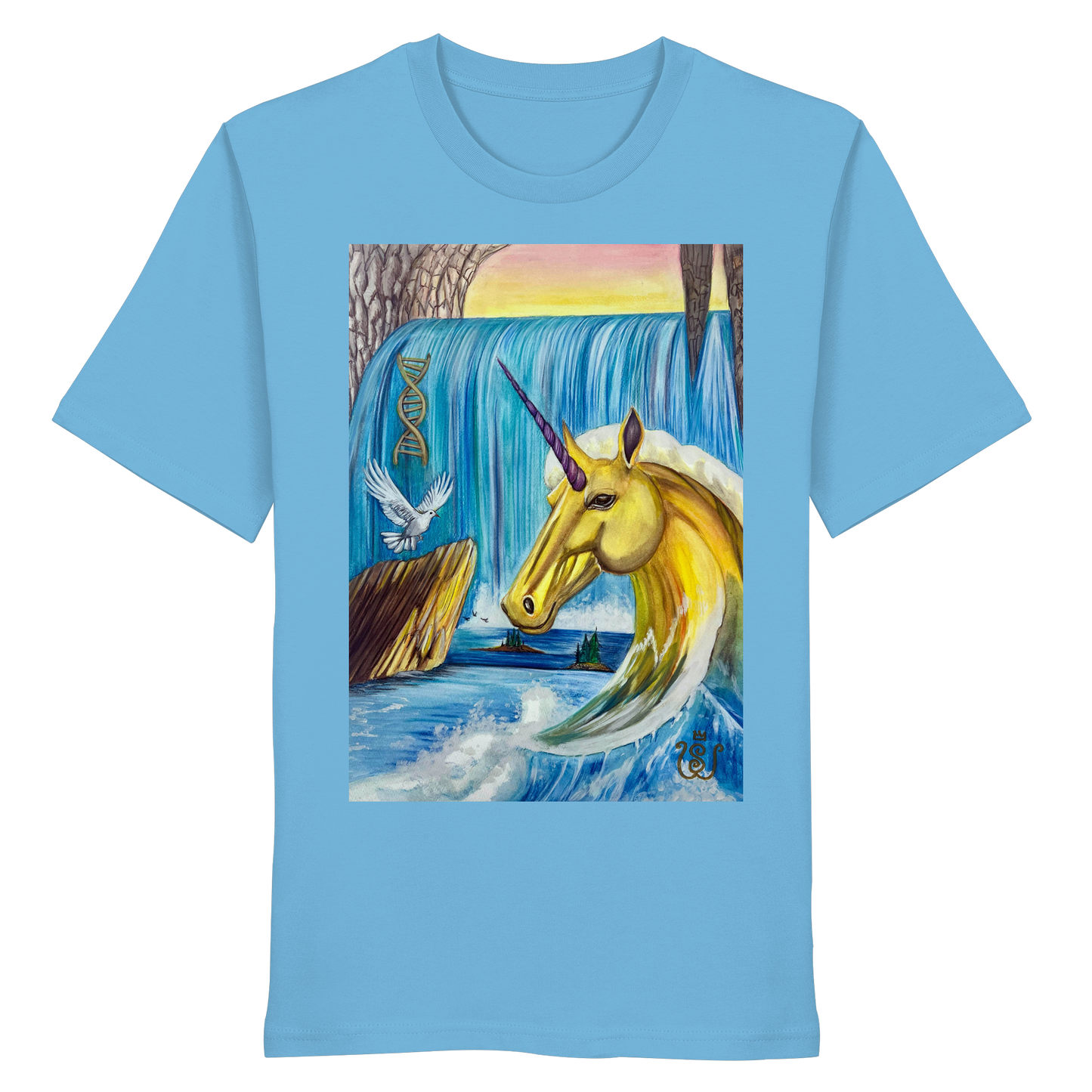 Das Quelle-Einhorn - Organic Shirt
