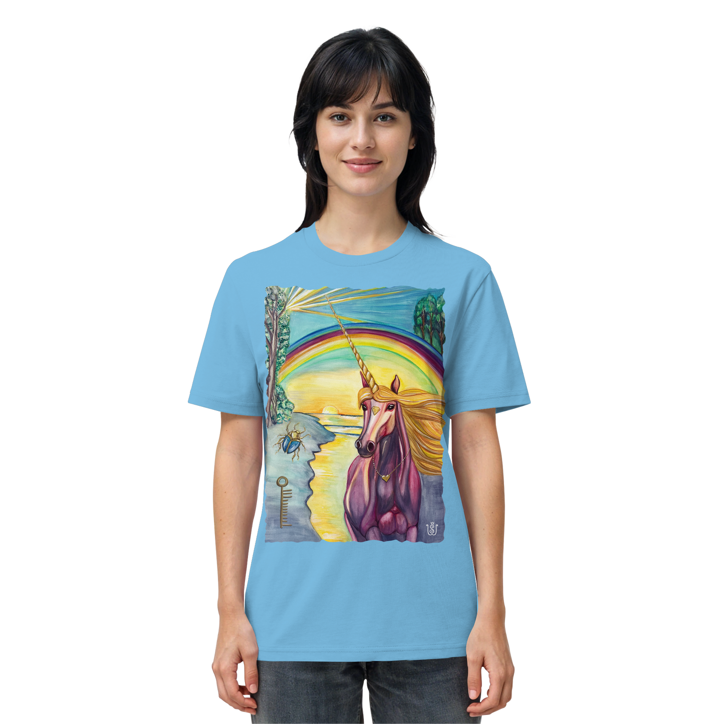 Das Einhorn der Bedingungslosen Liebe - Organic Shirt