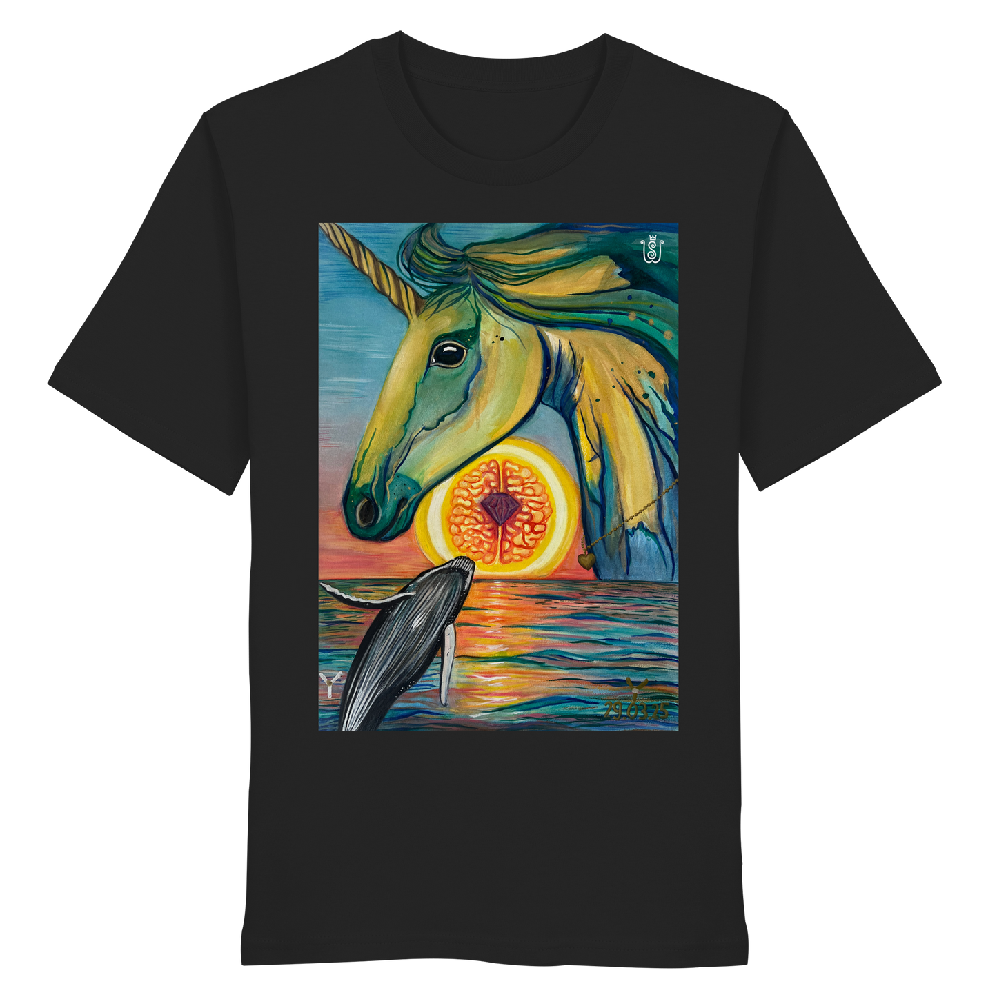 Blaupause-Einhorn - Organic Shirt