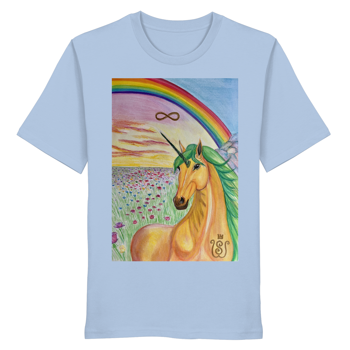 Das Brücken-Einhorn - Organic Shirt