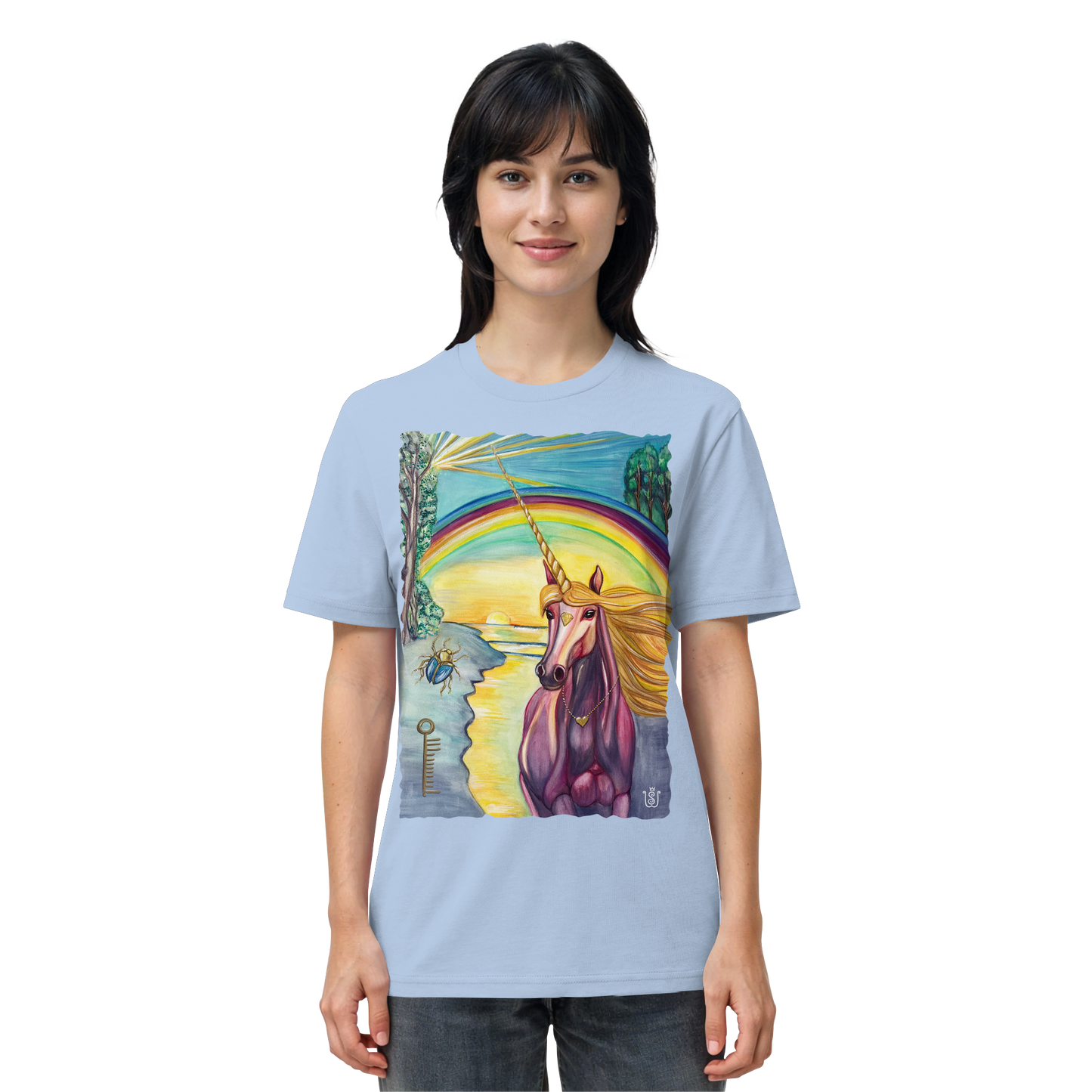 Das Einhorn der Bedingungslosen Liebe - Organic Shirt
