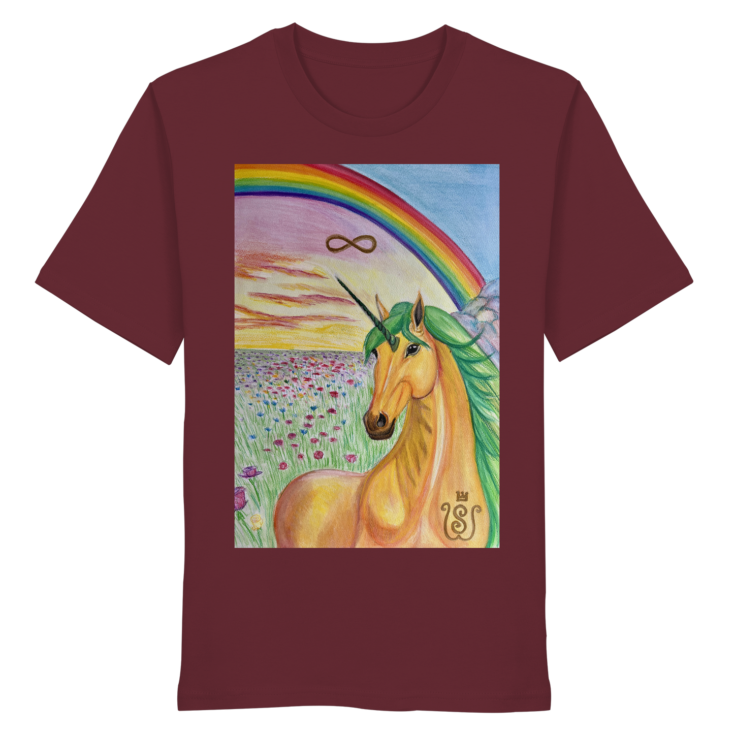 Das Brücken-Einhorn - Organic Shirt