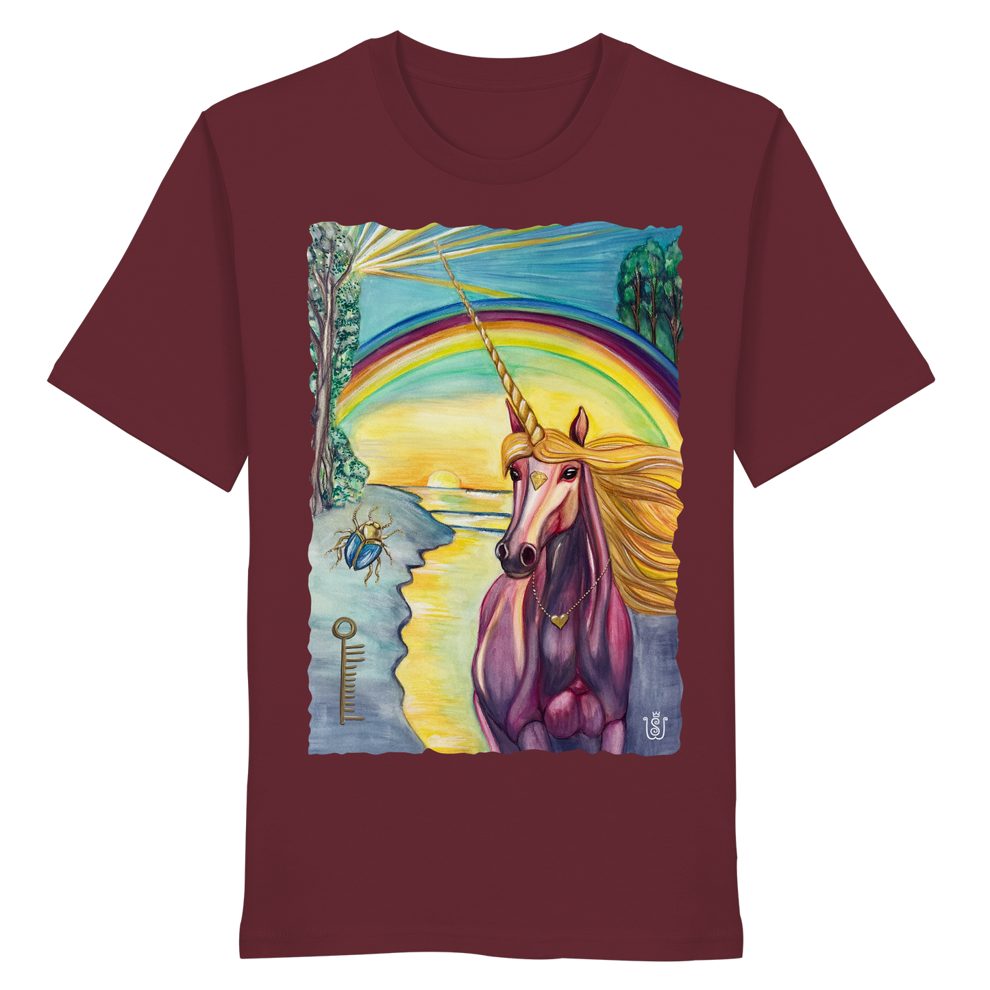 Das Einhorn der Bedingungslosen Liebe - Organic Shirt