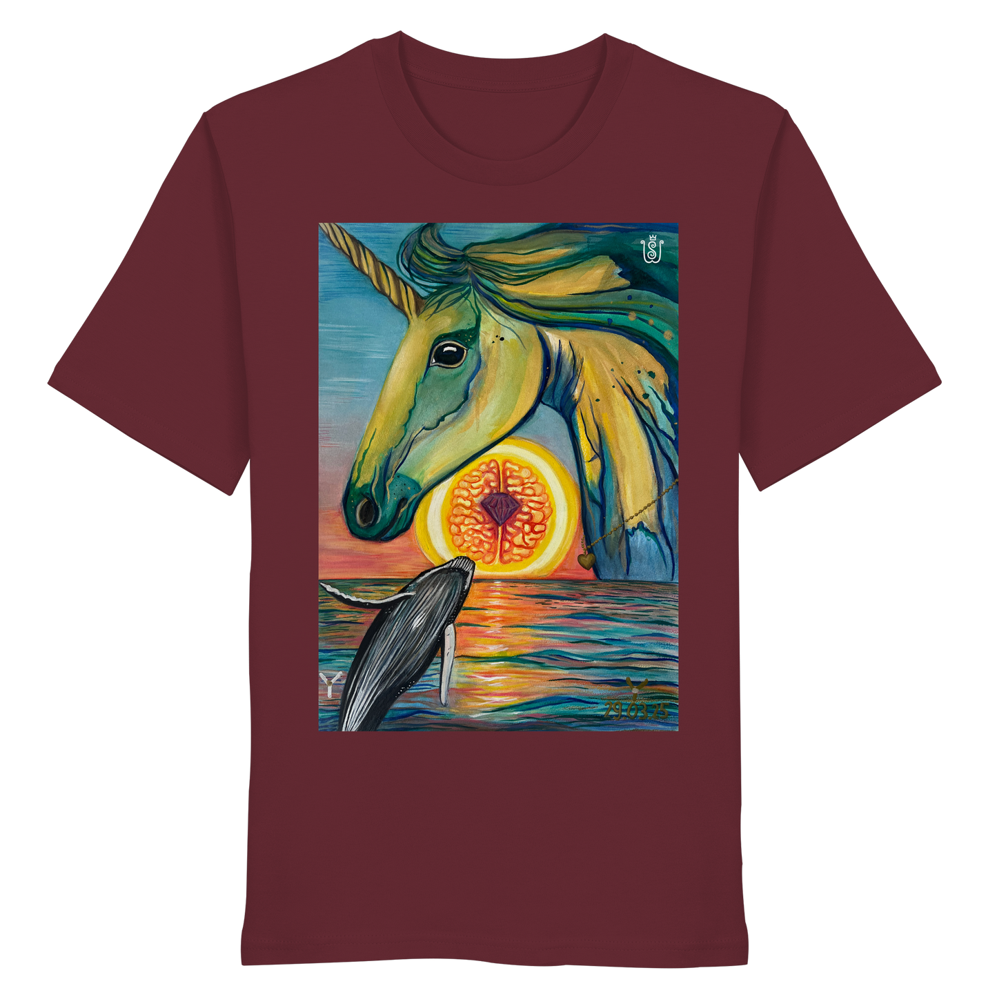 Blaupause-Einhorn - Organic Shirt