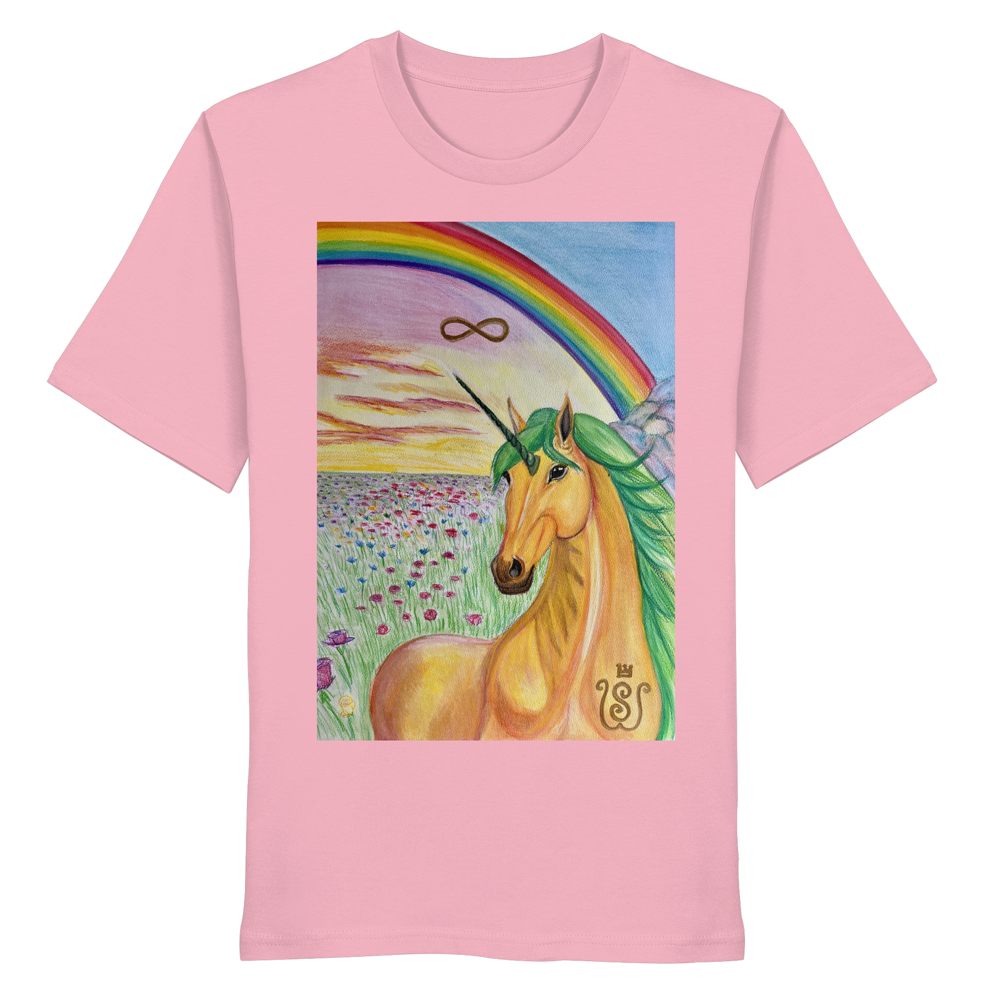 Das Brücken-Einhorn - Organic Shirt