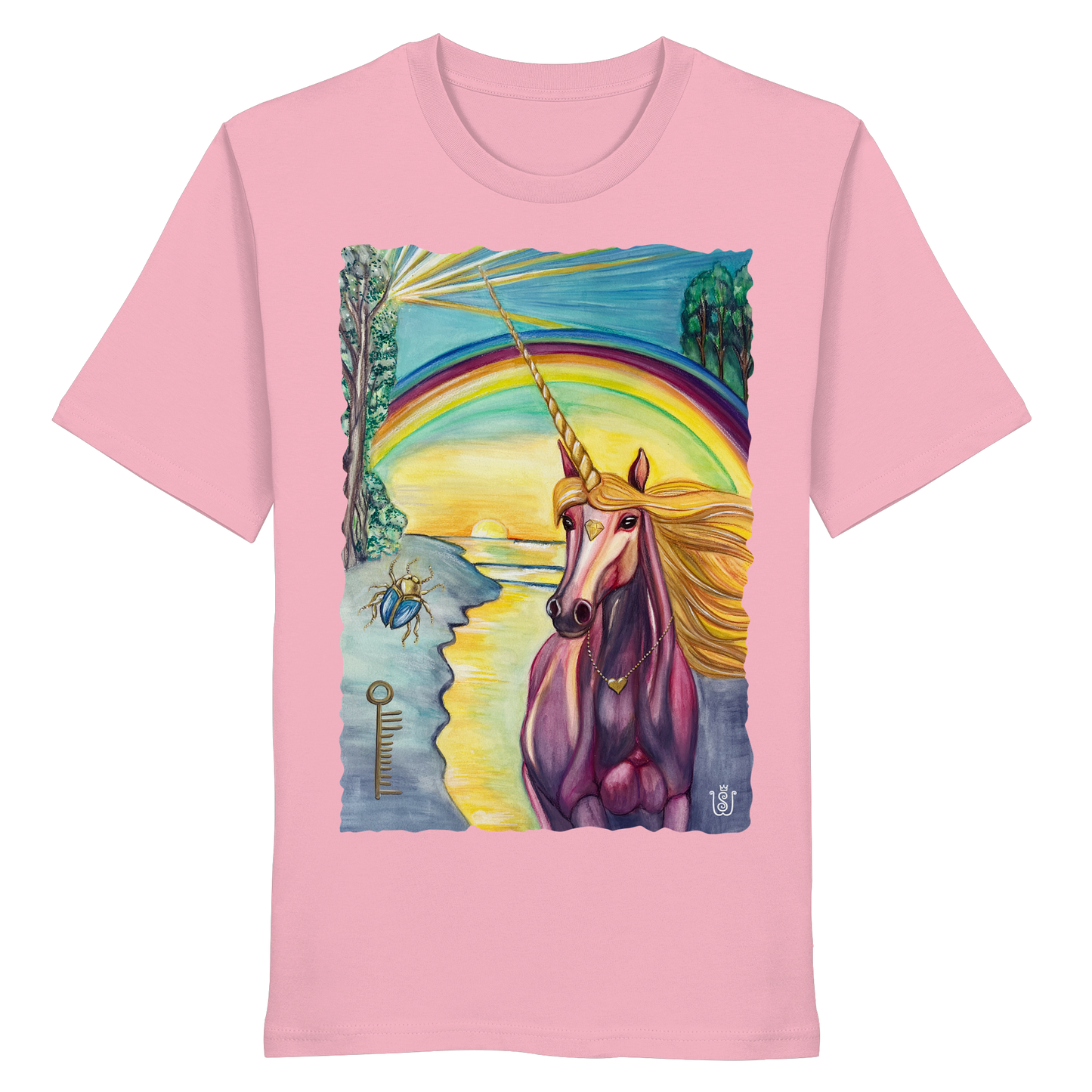 Das Einhorn der Bedingungslosen Liebe - Organic Shirt