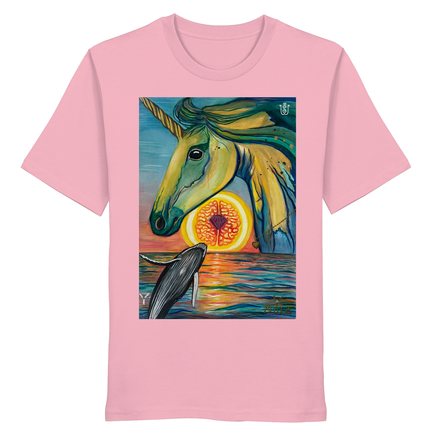 Blaupause-Einhorn - Organic Shirt