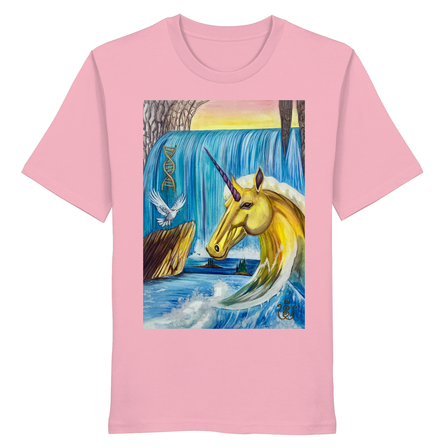 Das Quelle-Einhorn - Organic Shirt