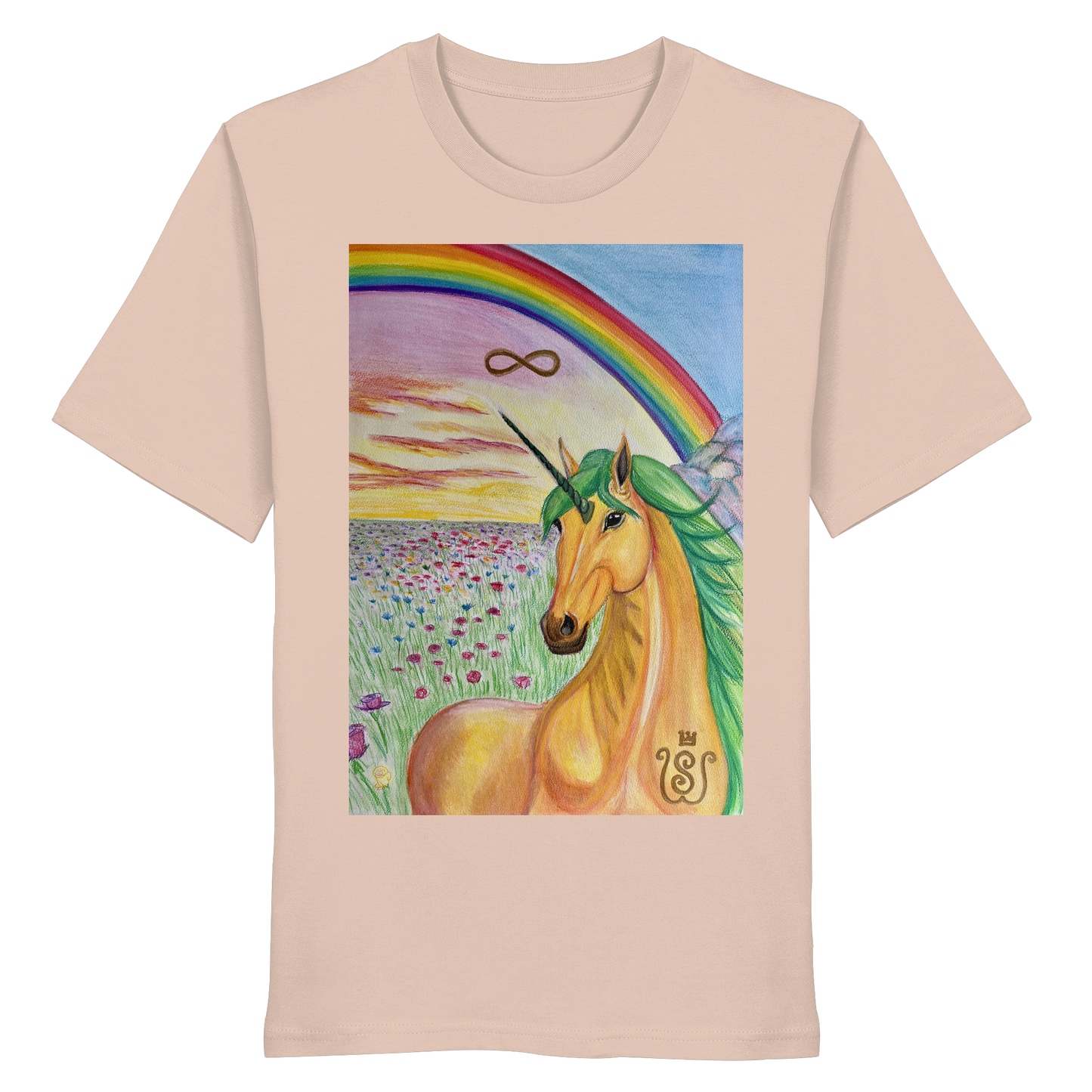 Das Brücken-Einhorn - Organic Shirt