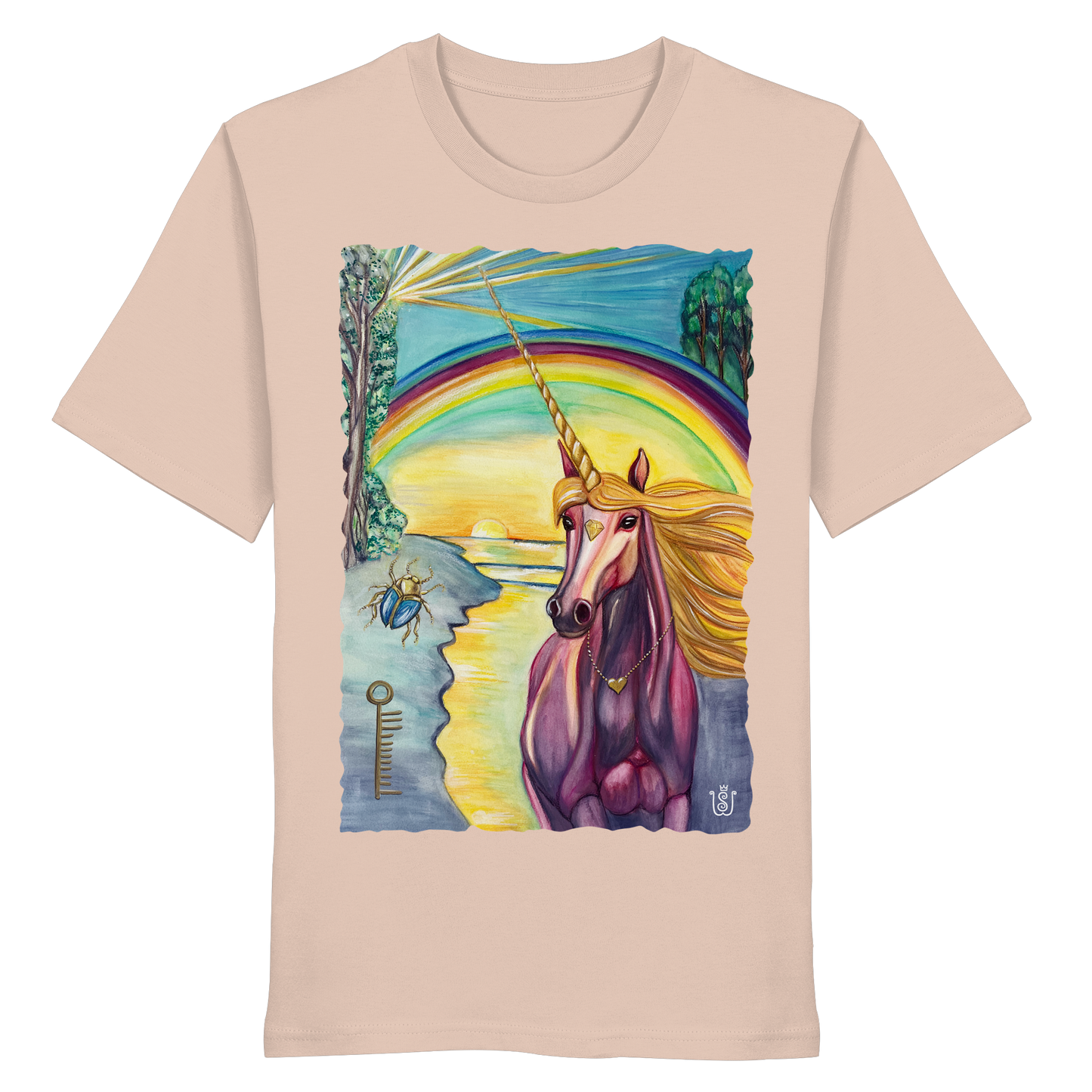 Das Einhorn der Bedingungslosen Liebe - Organic Shirt