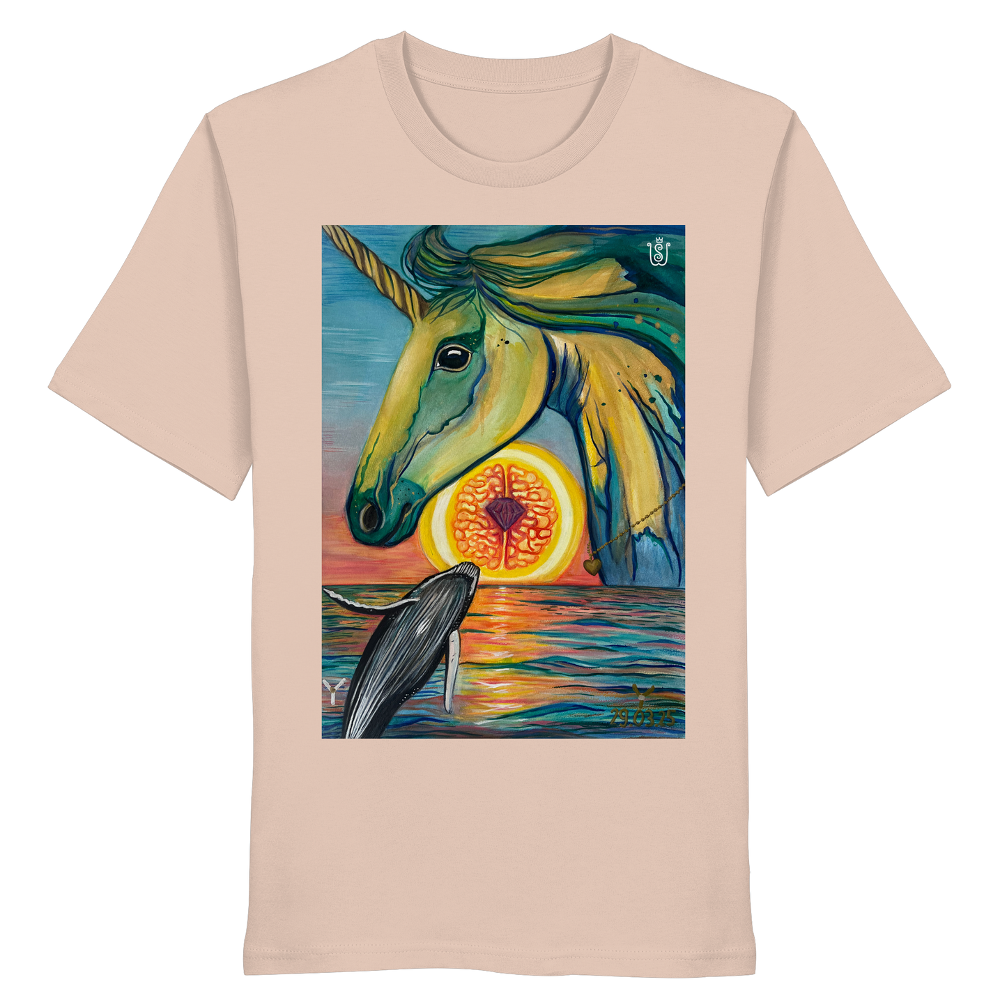 Blaupause-Einhorn - Organic Shirt