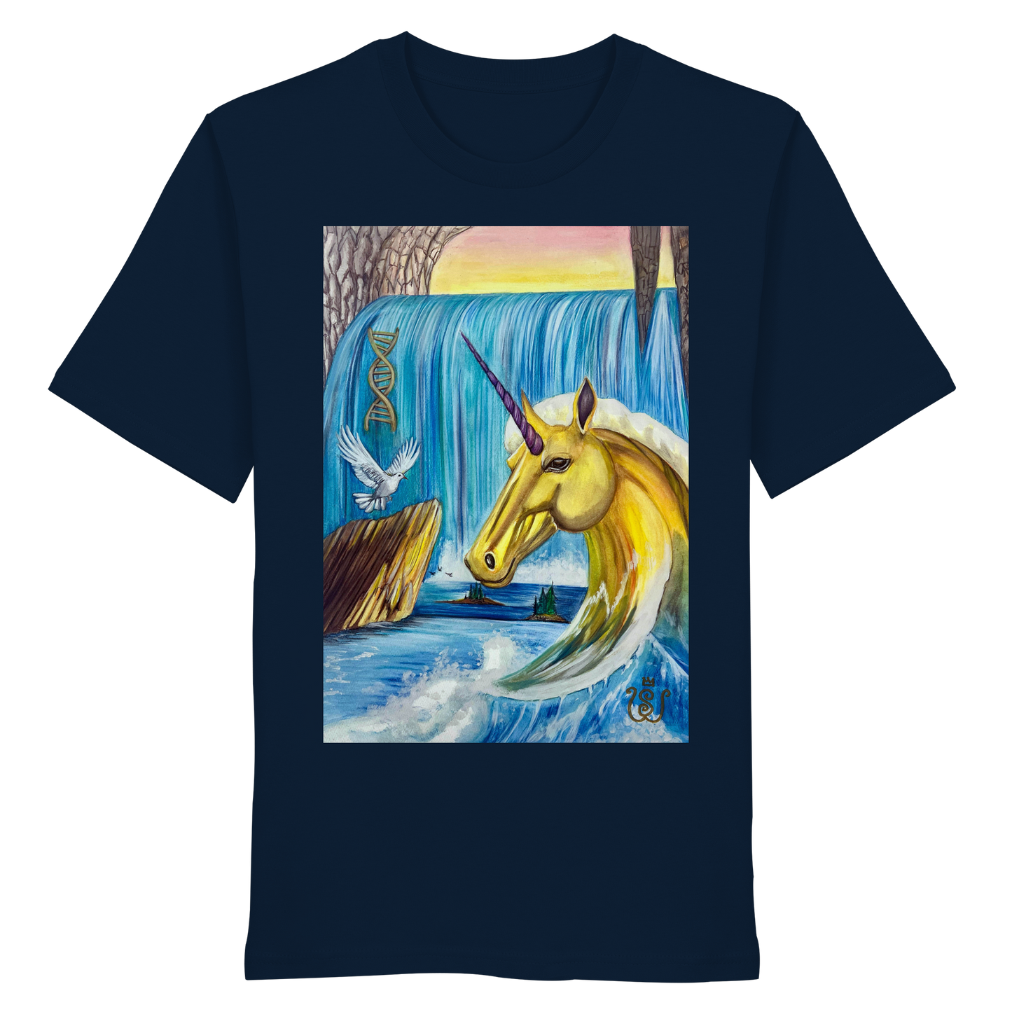 Das Quelle-Einhorn - Organic Shirt