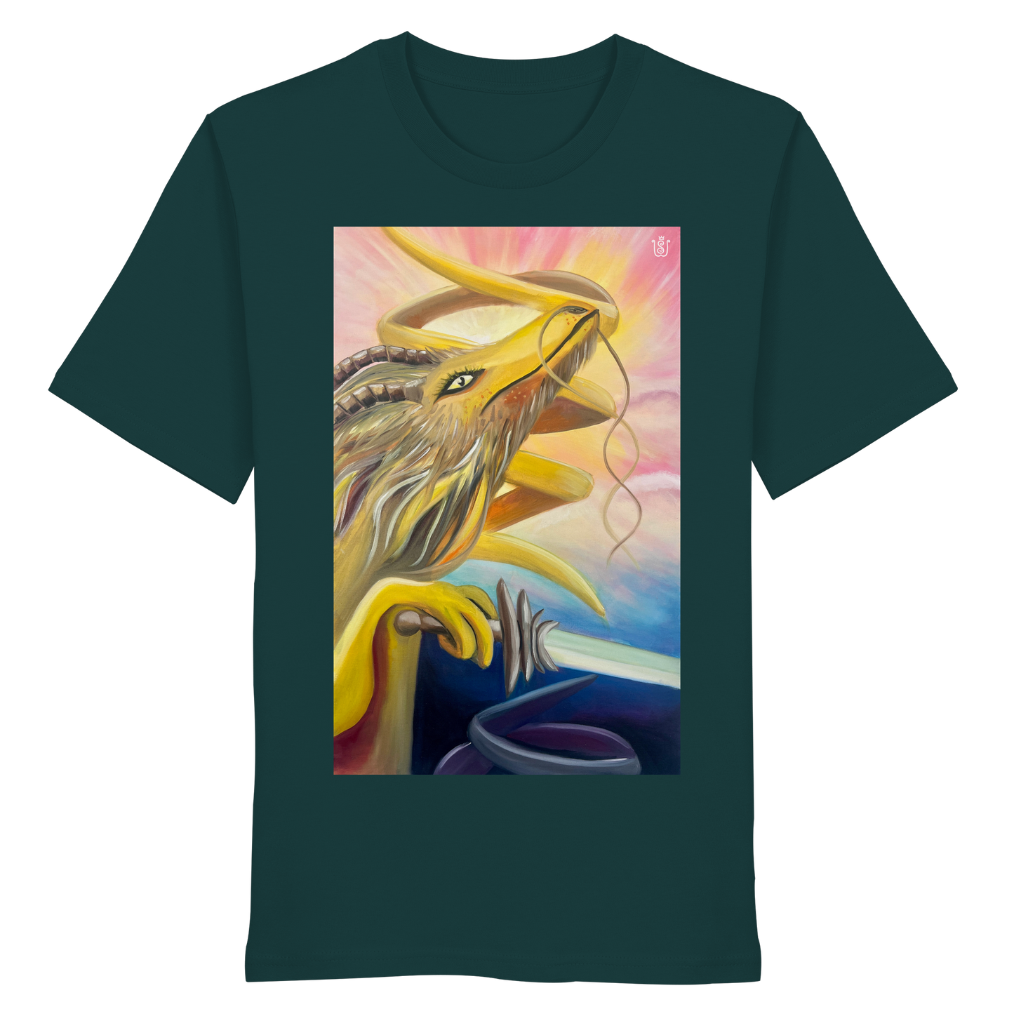 Der Spiraldrache - Organic Shirt