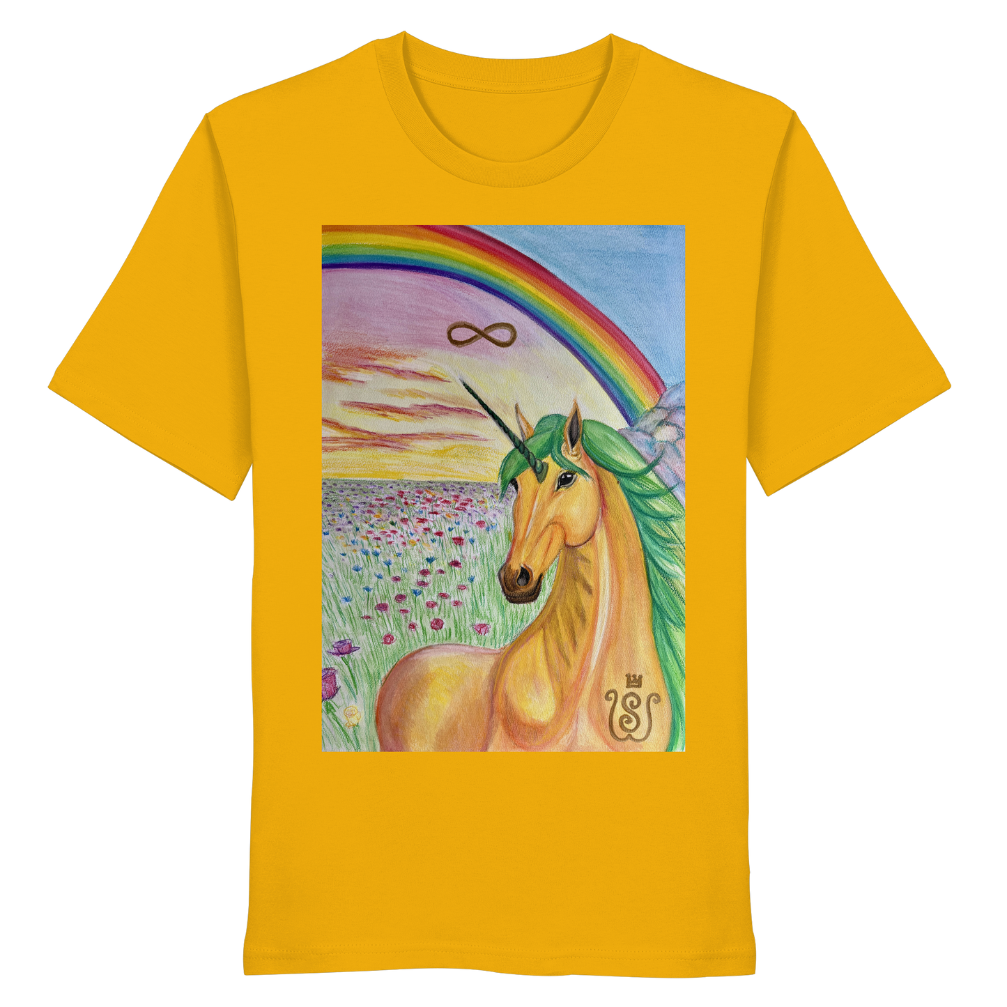 Das Brücken-Einhorn - Organic Shirt