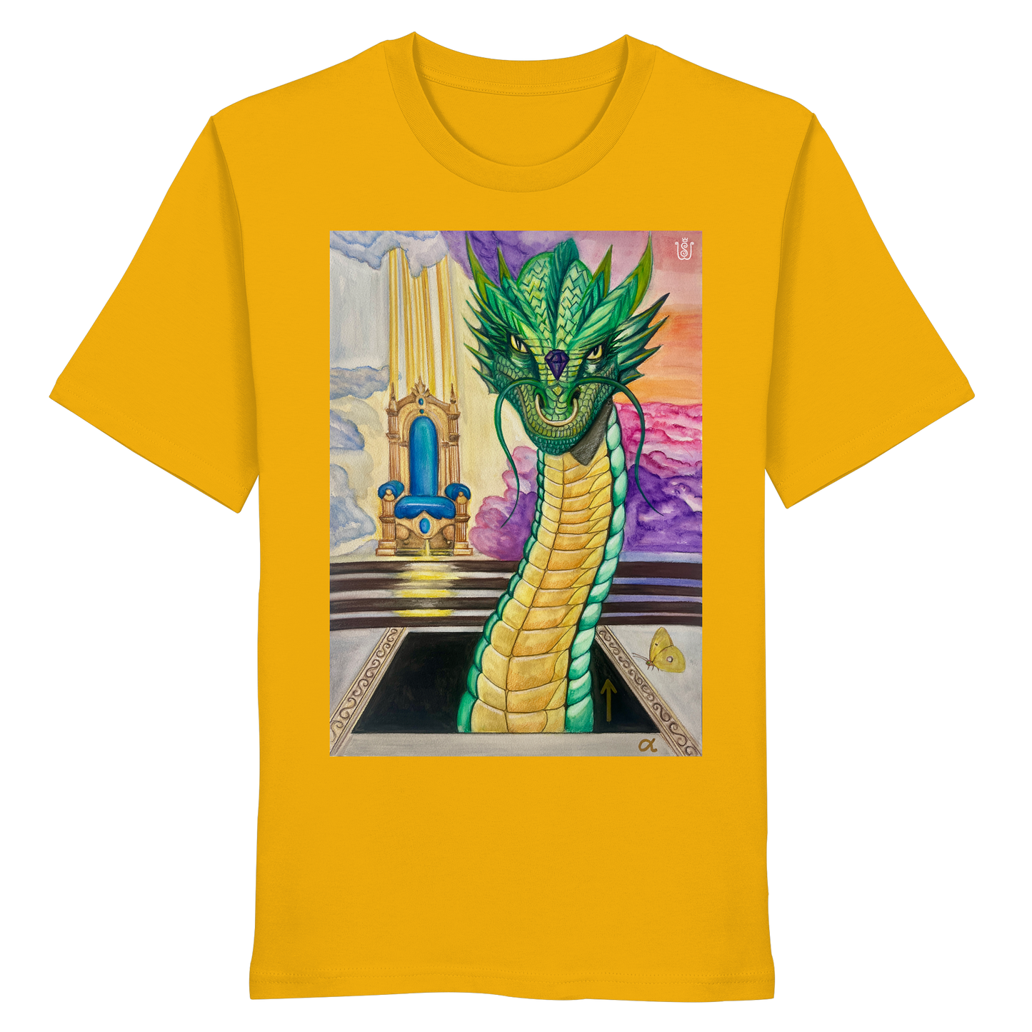 Der Auferstehungs-Drache - Organic Shirt