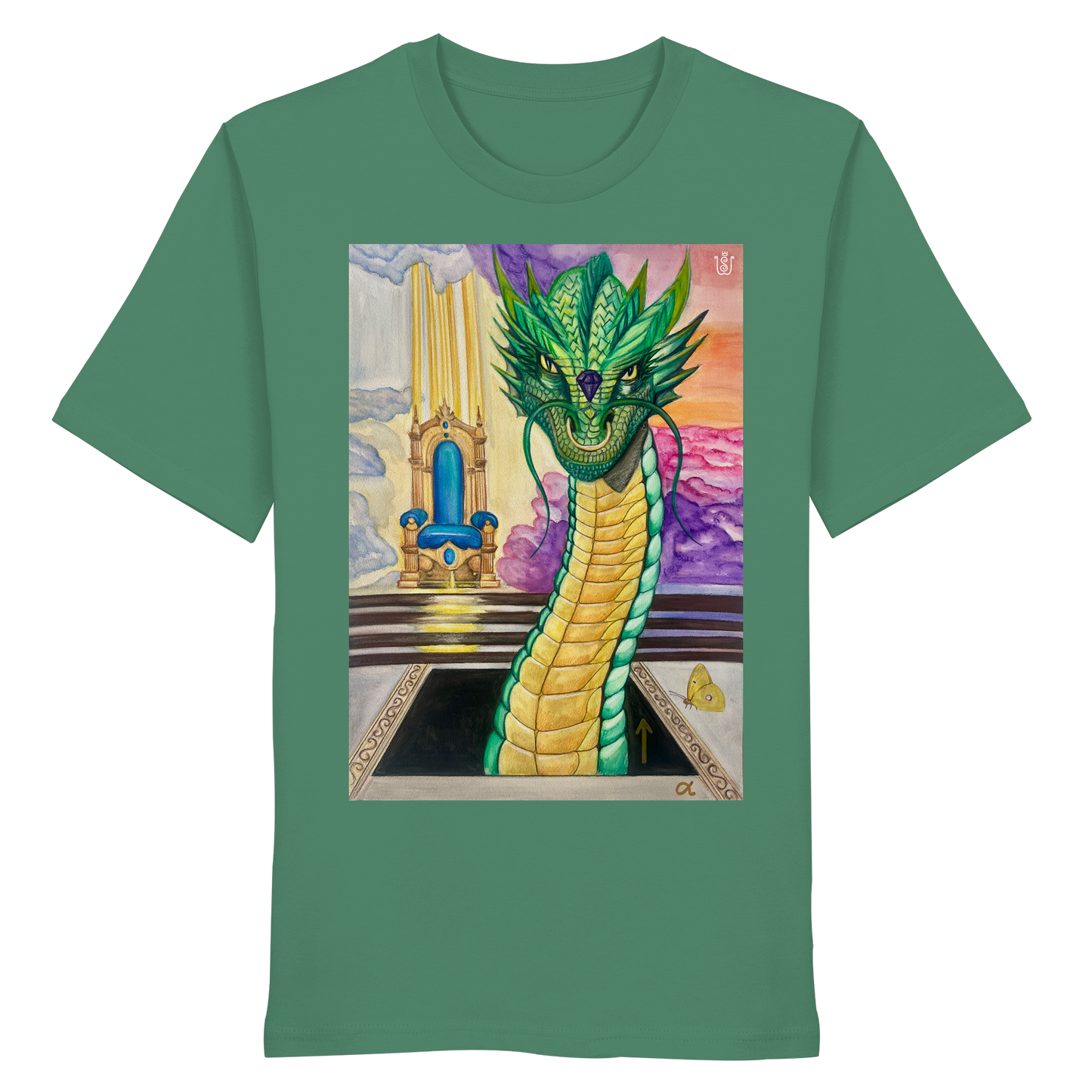 Der Auferstehungs-Drache - Organic Shirt