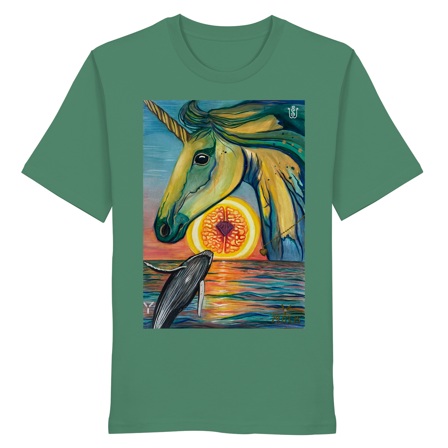 Blaupause-Einhorn - Organic Shirt