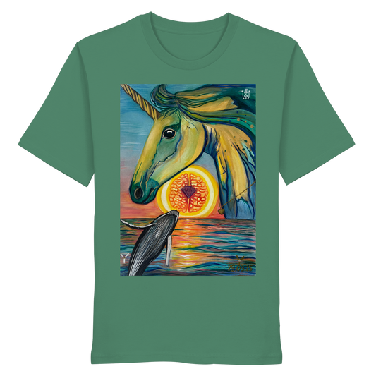 Blaupause-Einhorn - Organic Shirt