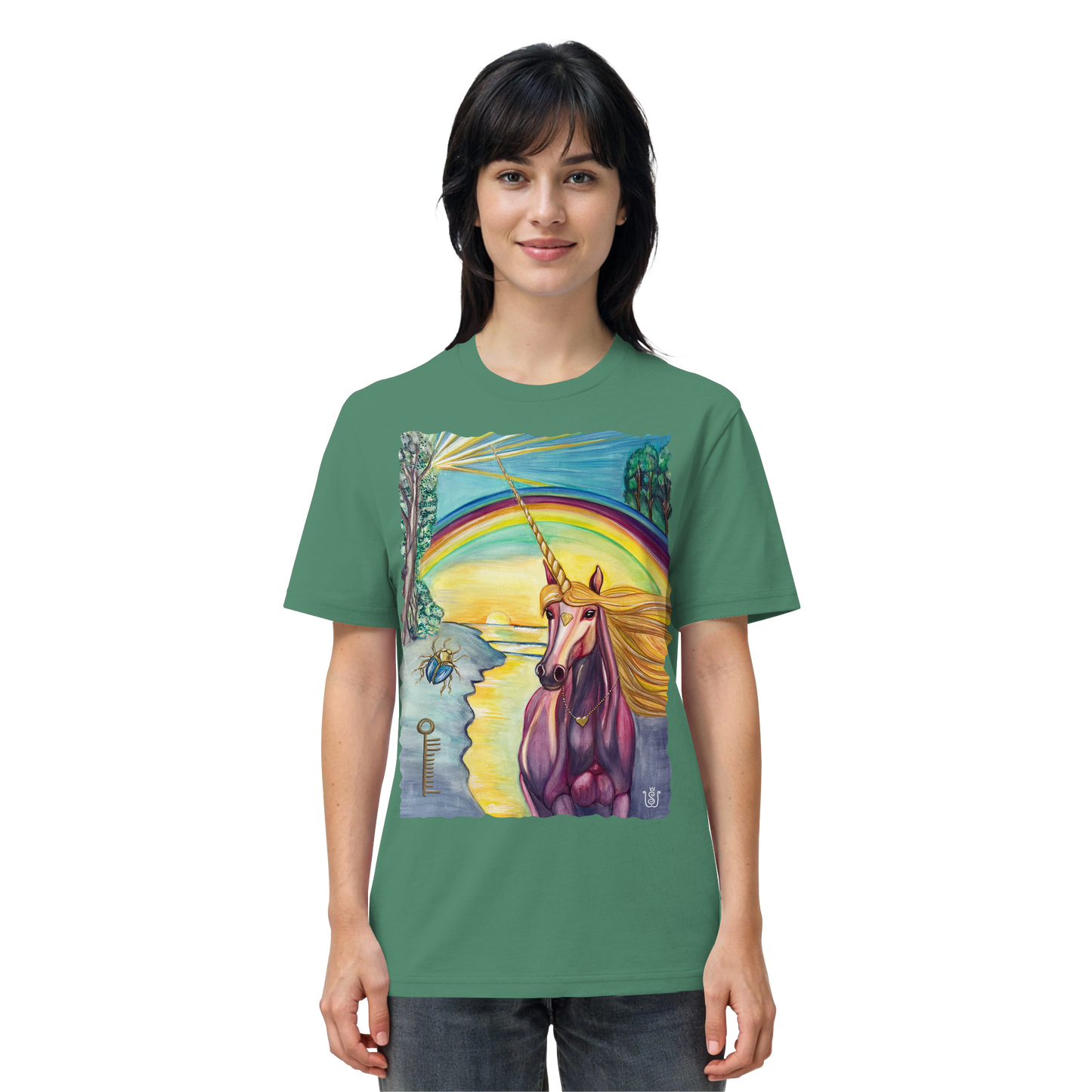 Das Einhorn der Bedingungslosen Liebe - Organic Shirt