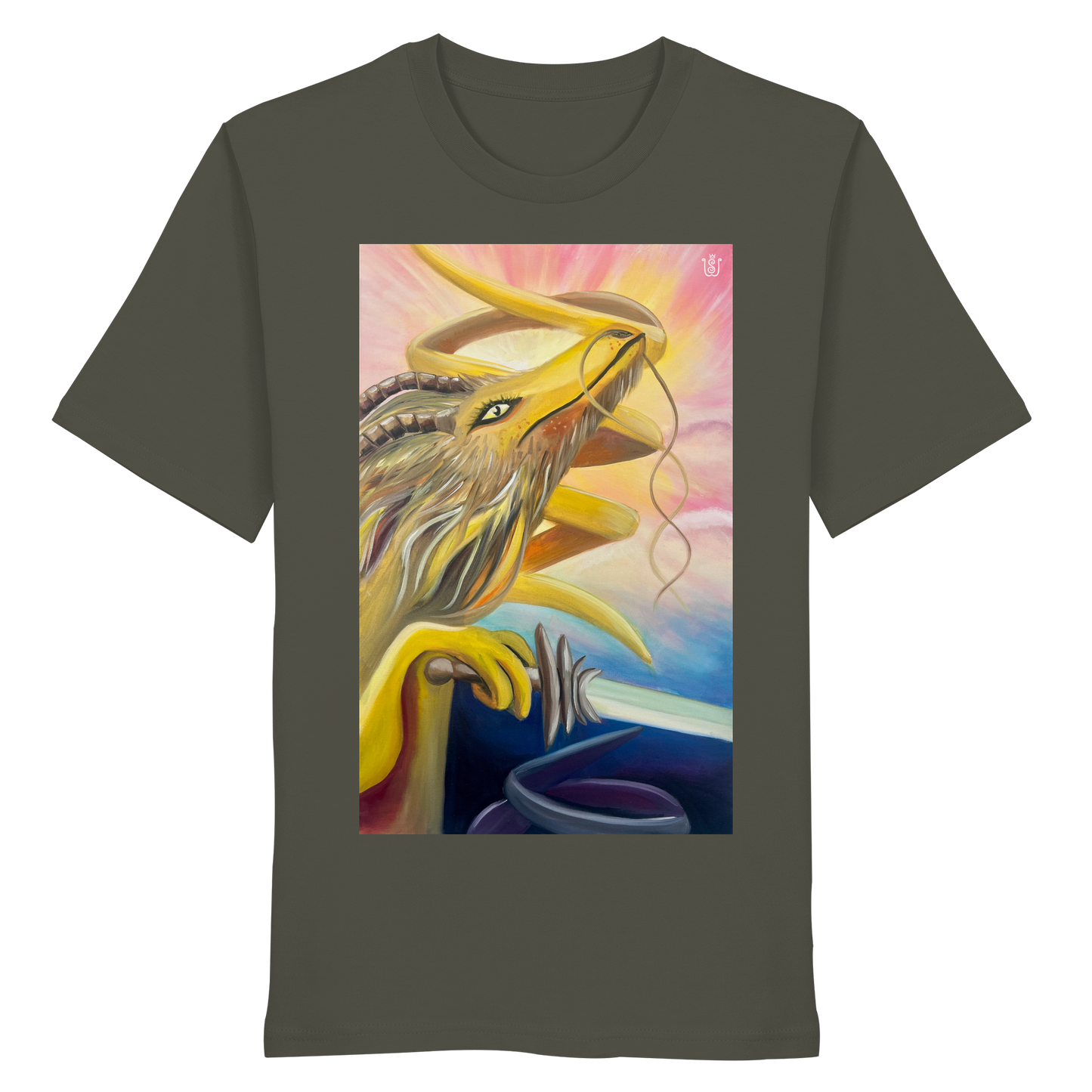 Der Spiraldrache - Organic Shirt